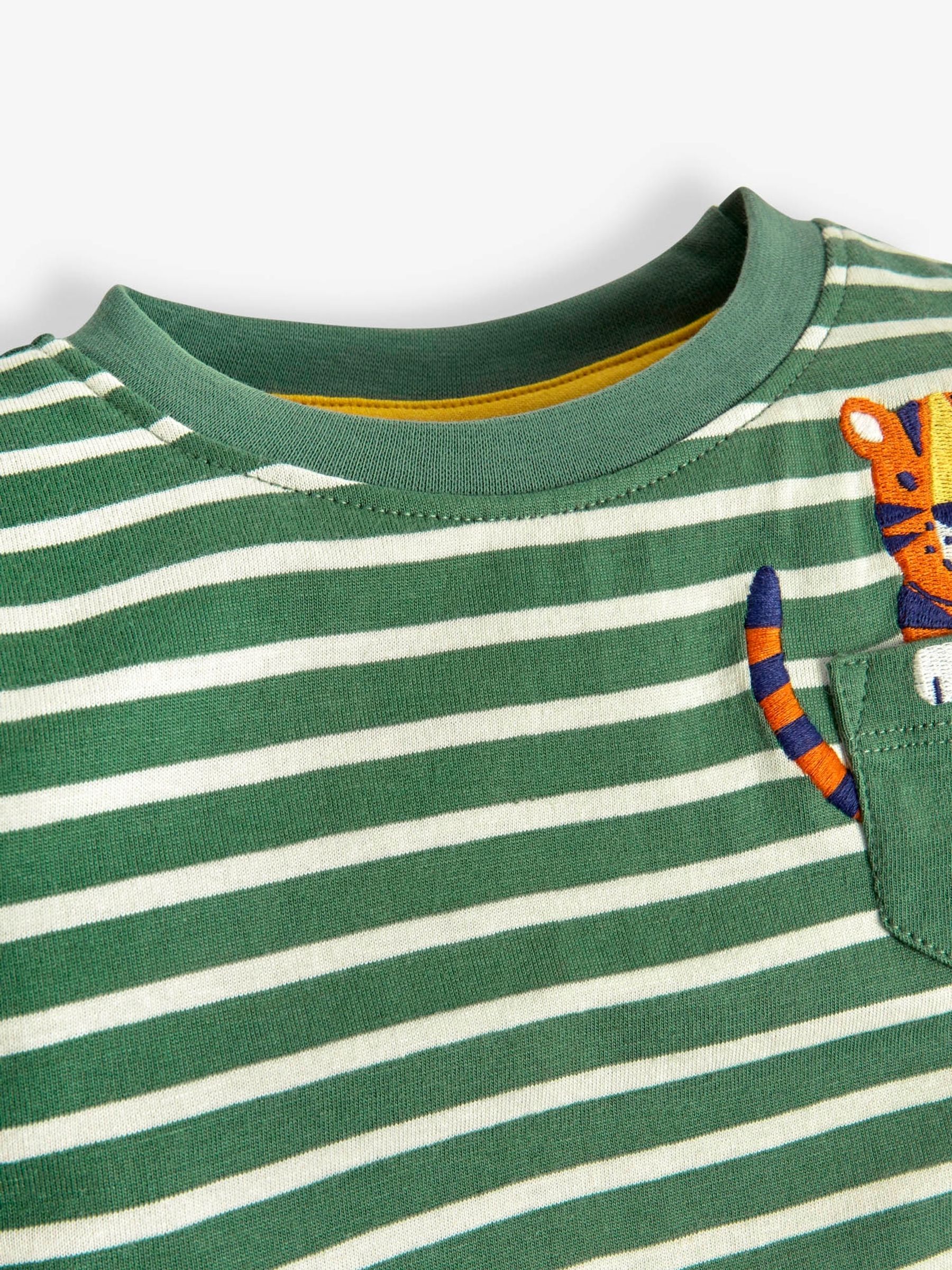 Khaki Tiger Pocket T-Shirt - Image 6 of 6