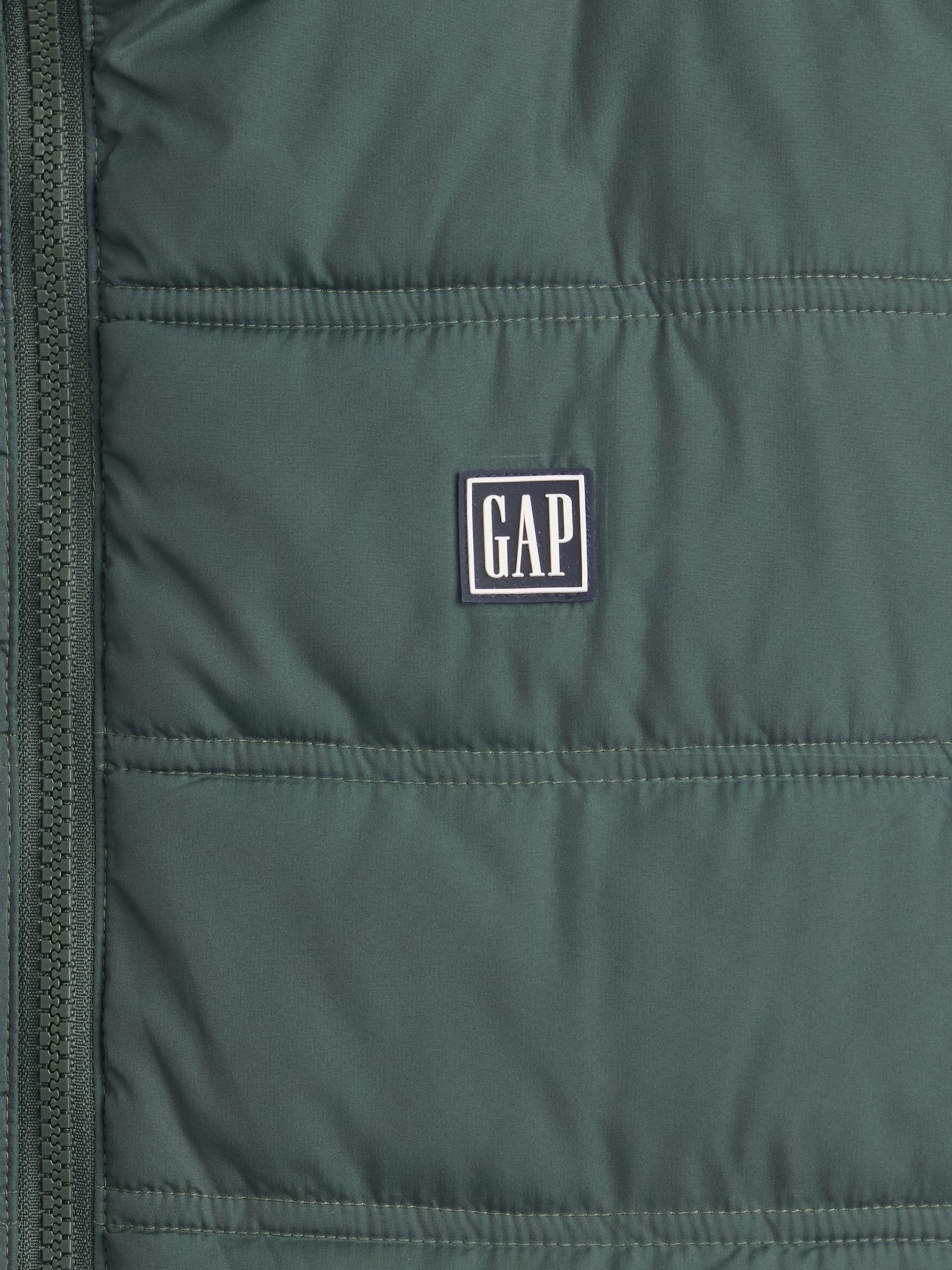 Green Relaxed Puffer Jacket - Image 4 of 4