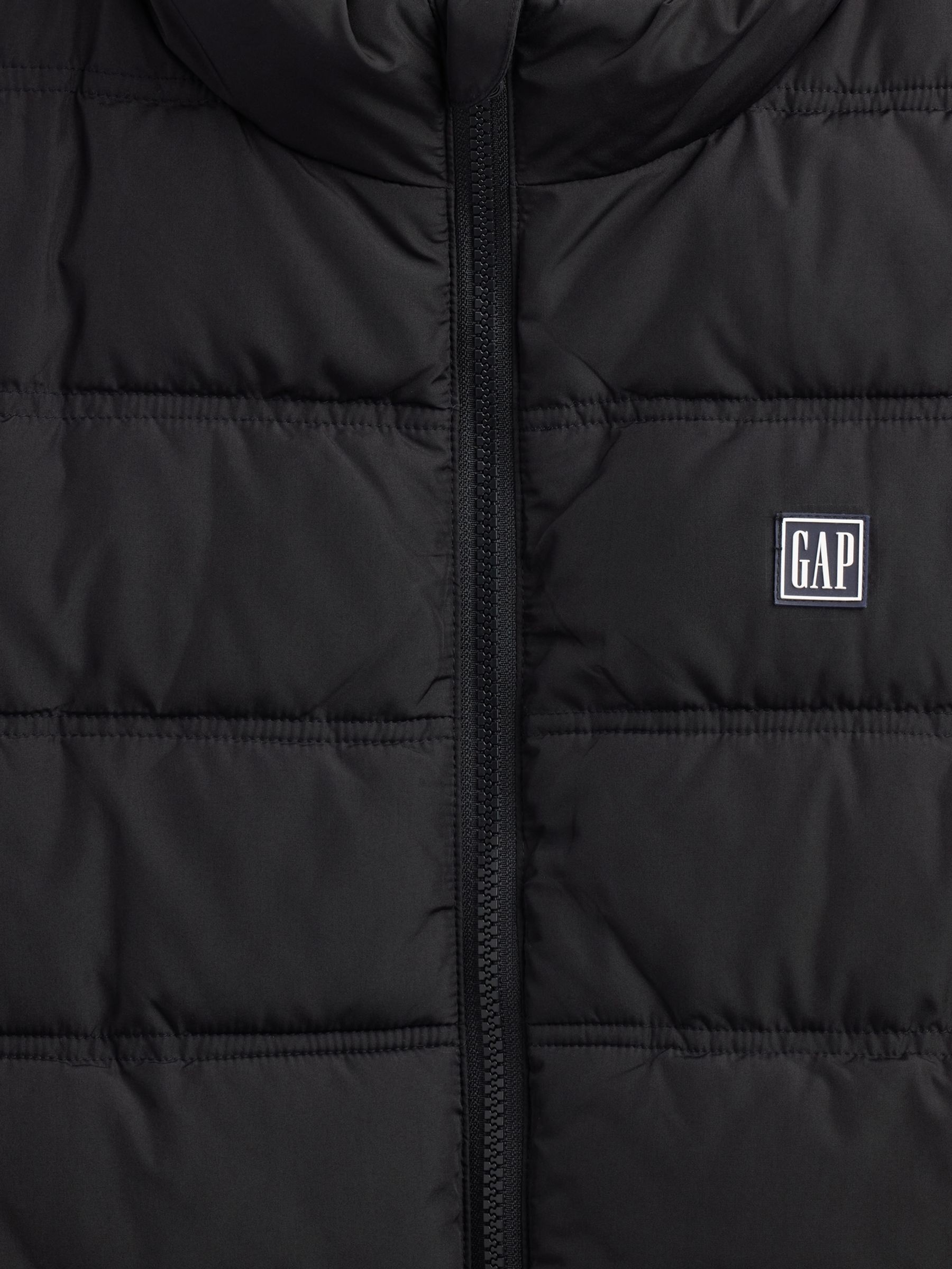 Black Relaxed Puffer Jacket - Image 4 of 4