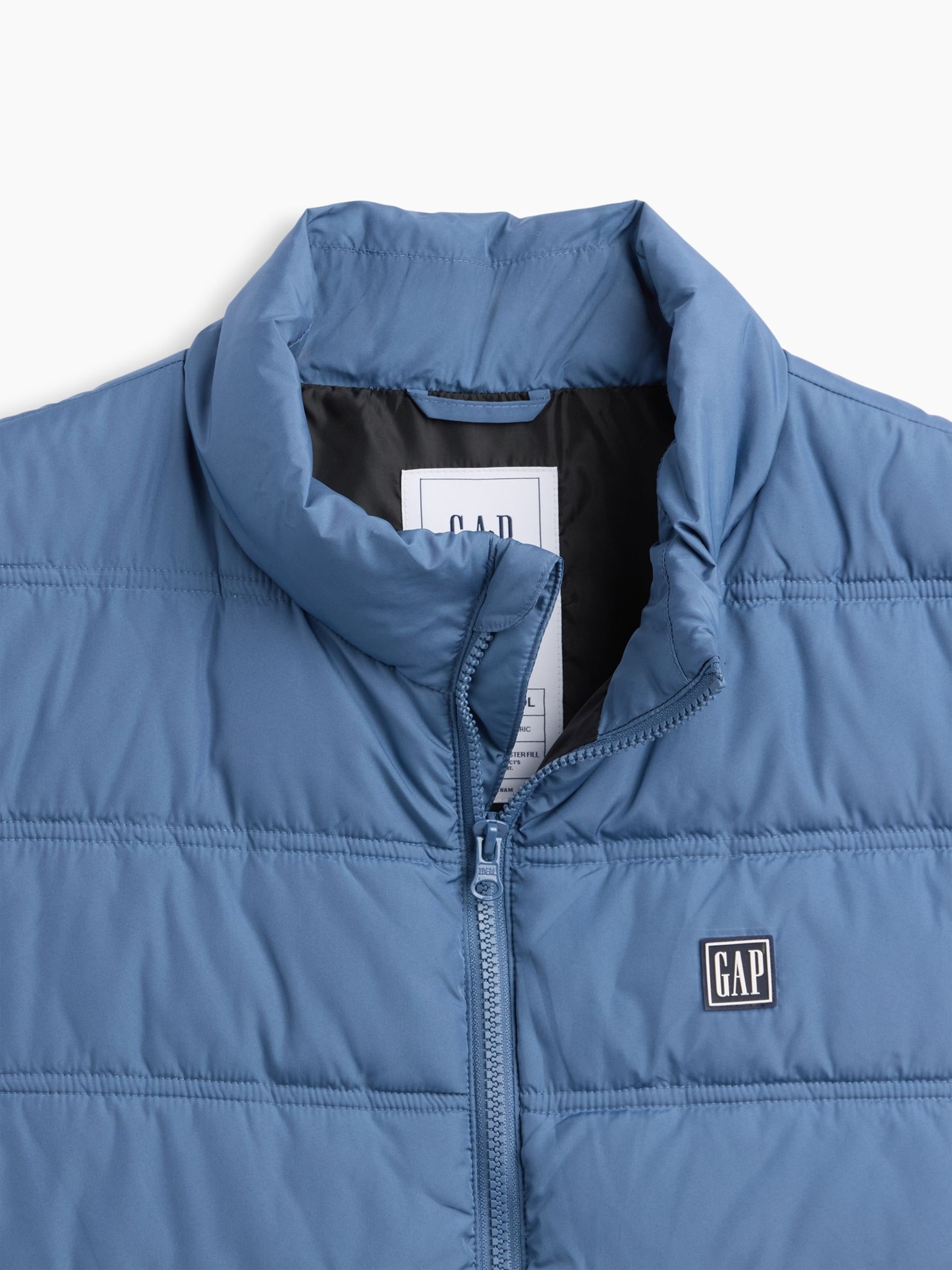 Blue Relaxed Puffer Jacket - Image 4 of 4