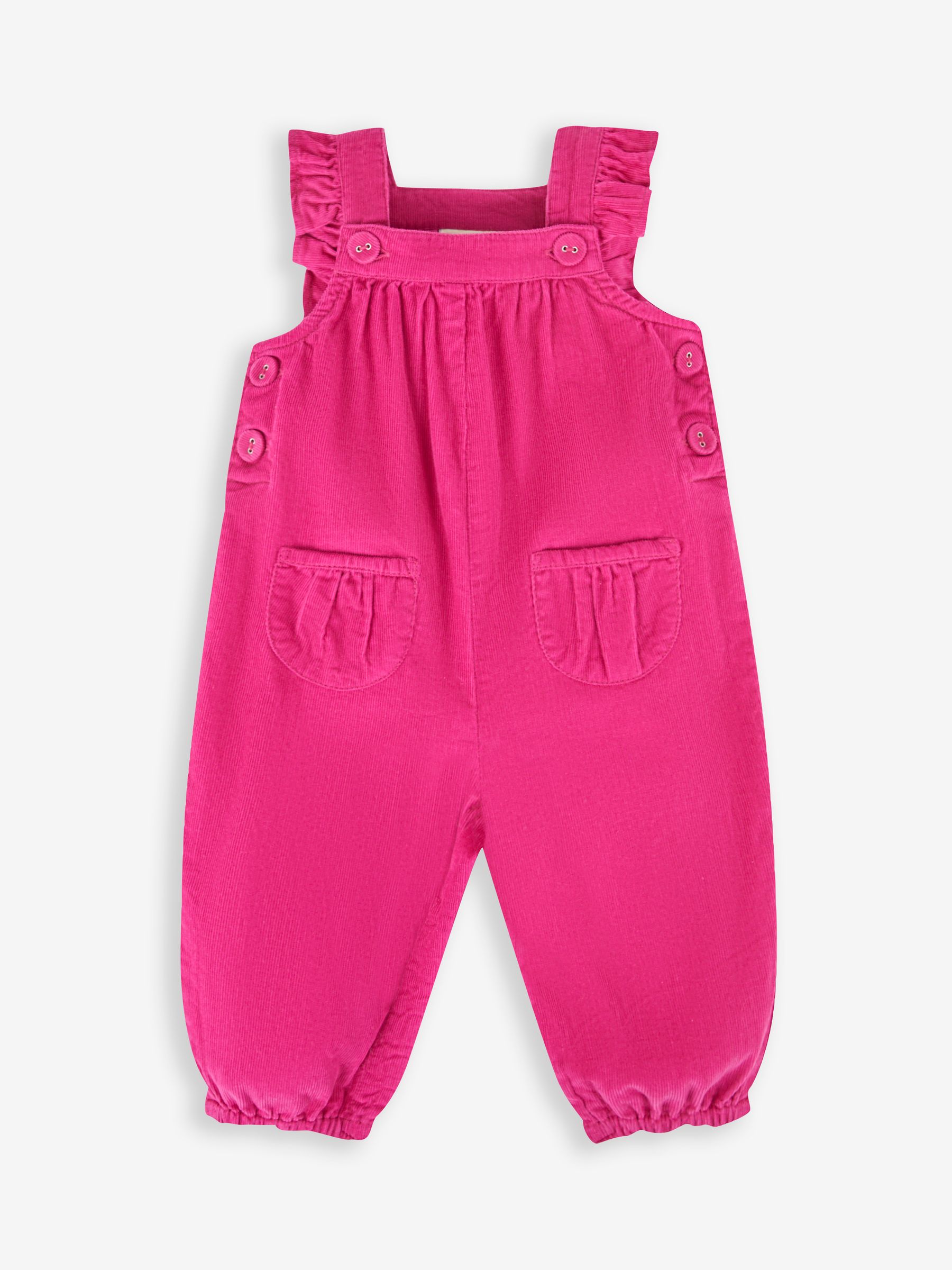 Raspberry Girls' Cord Dungarees - Image 1 of 2
