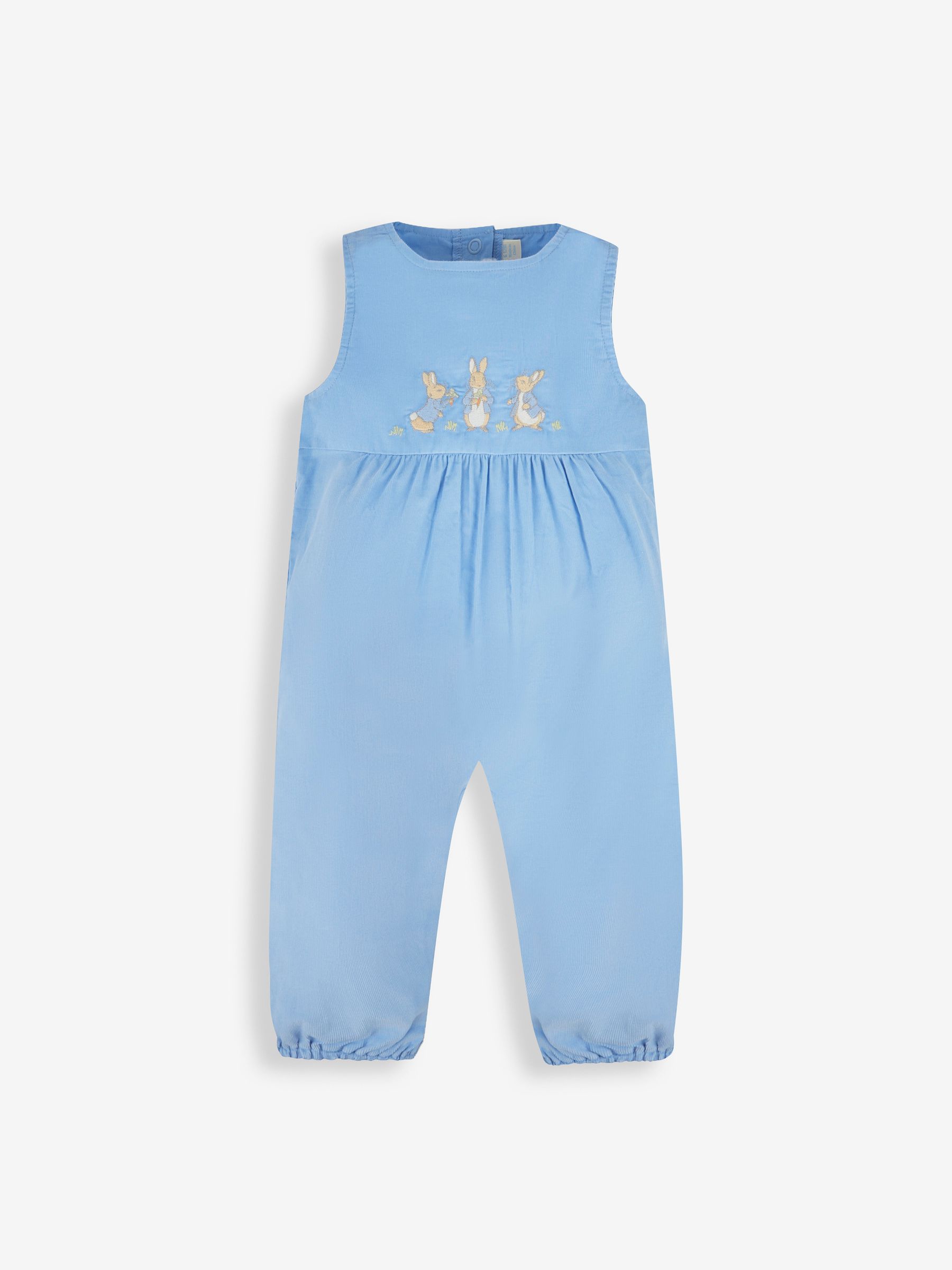Blue 2-Piece Peter Rabbit Embroidered Dungarees & Bodysuit Set - Image 4 of 7