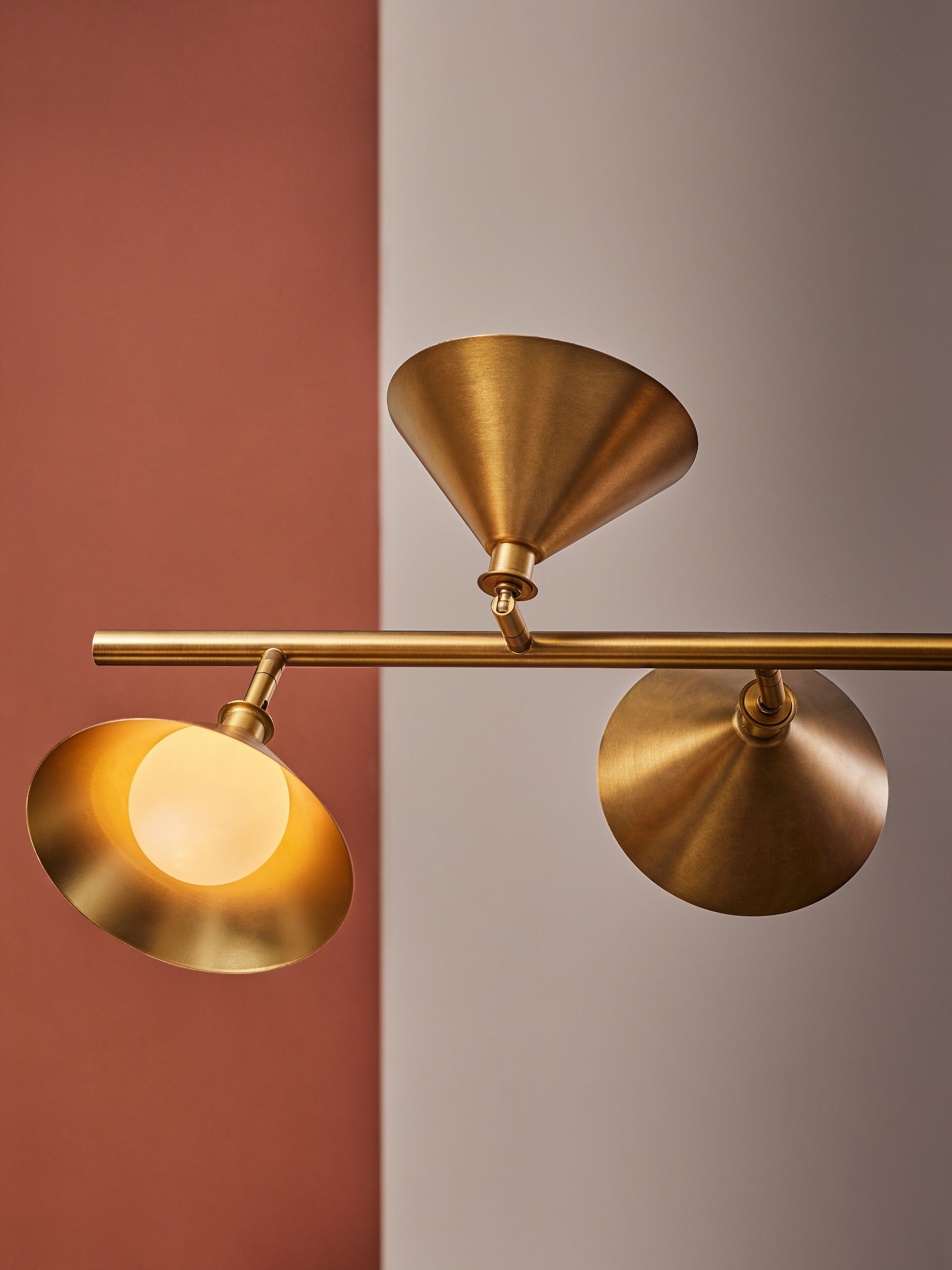 Rhett Ceiling Spotlight in Brass - Image 2 of 3