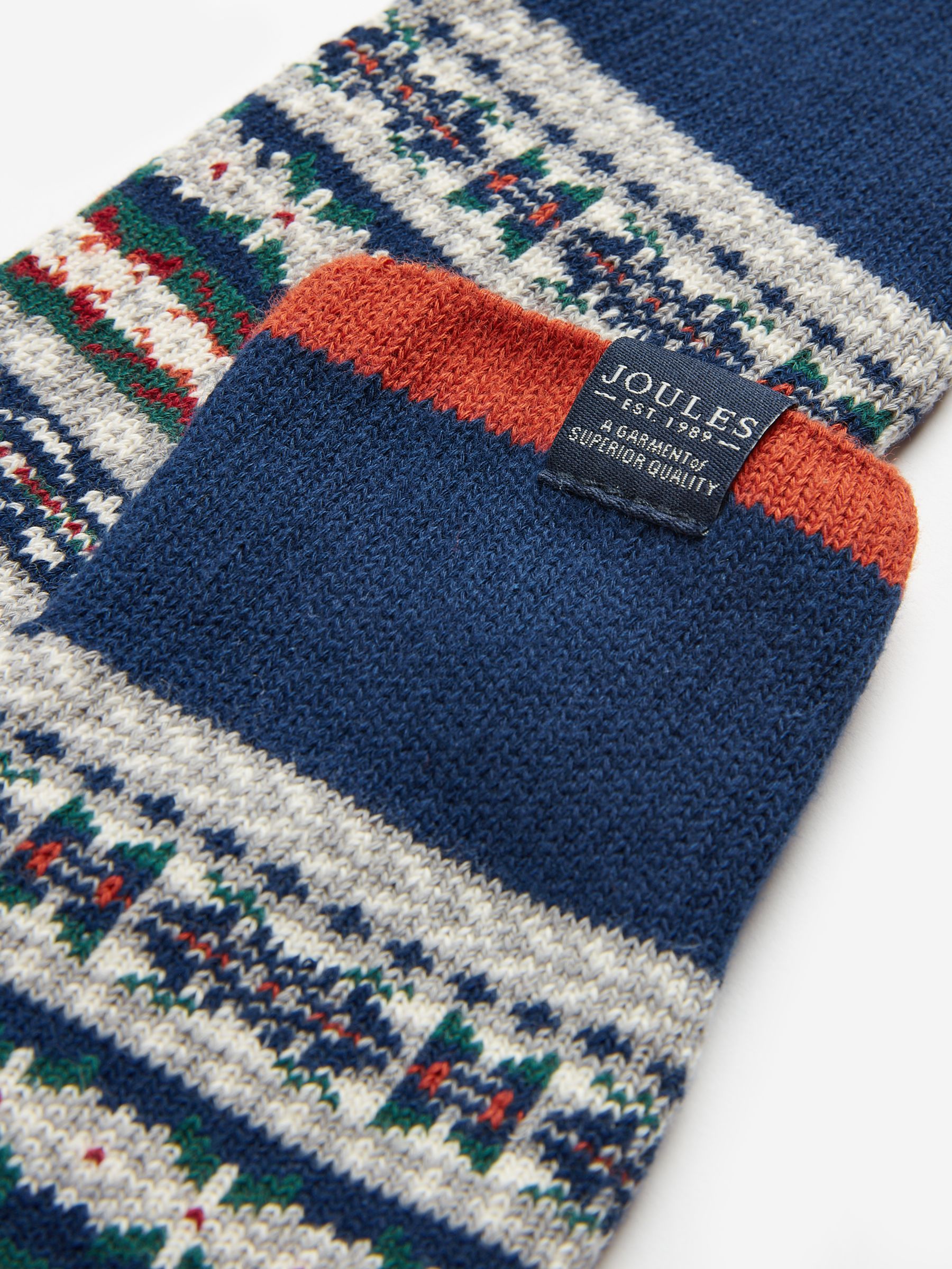 Grey Fairisle Socks - Image 3 of 3