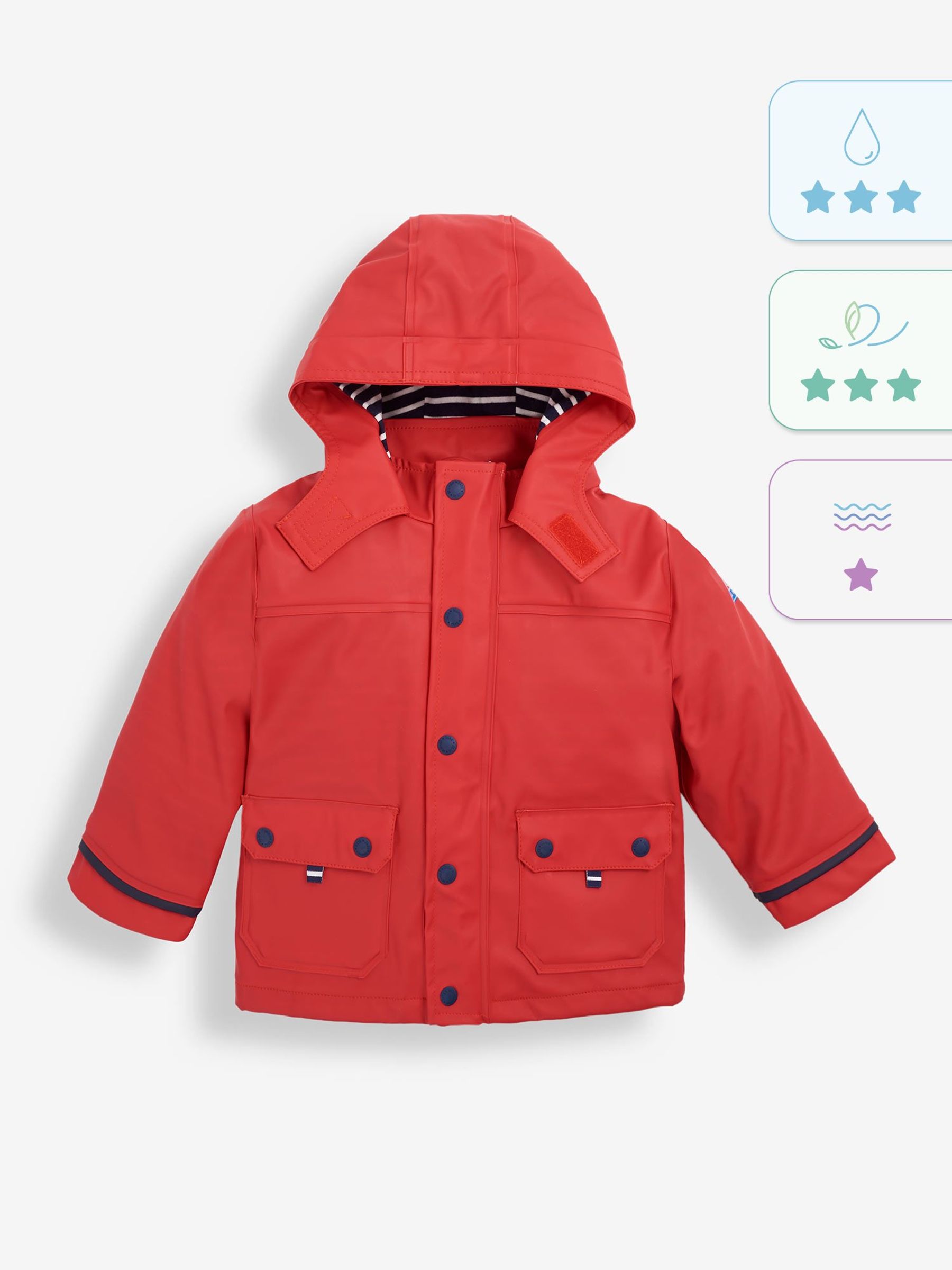 Red Waterproof Fisherman's Jacket - Image 2 of 7