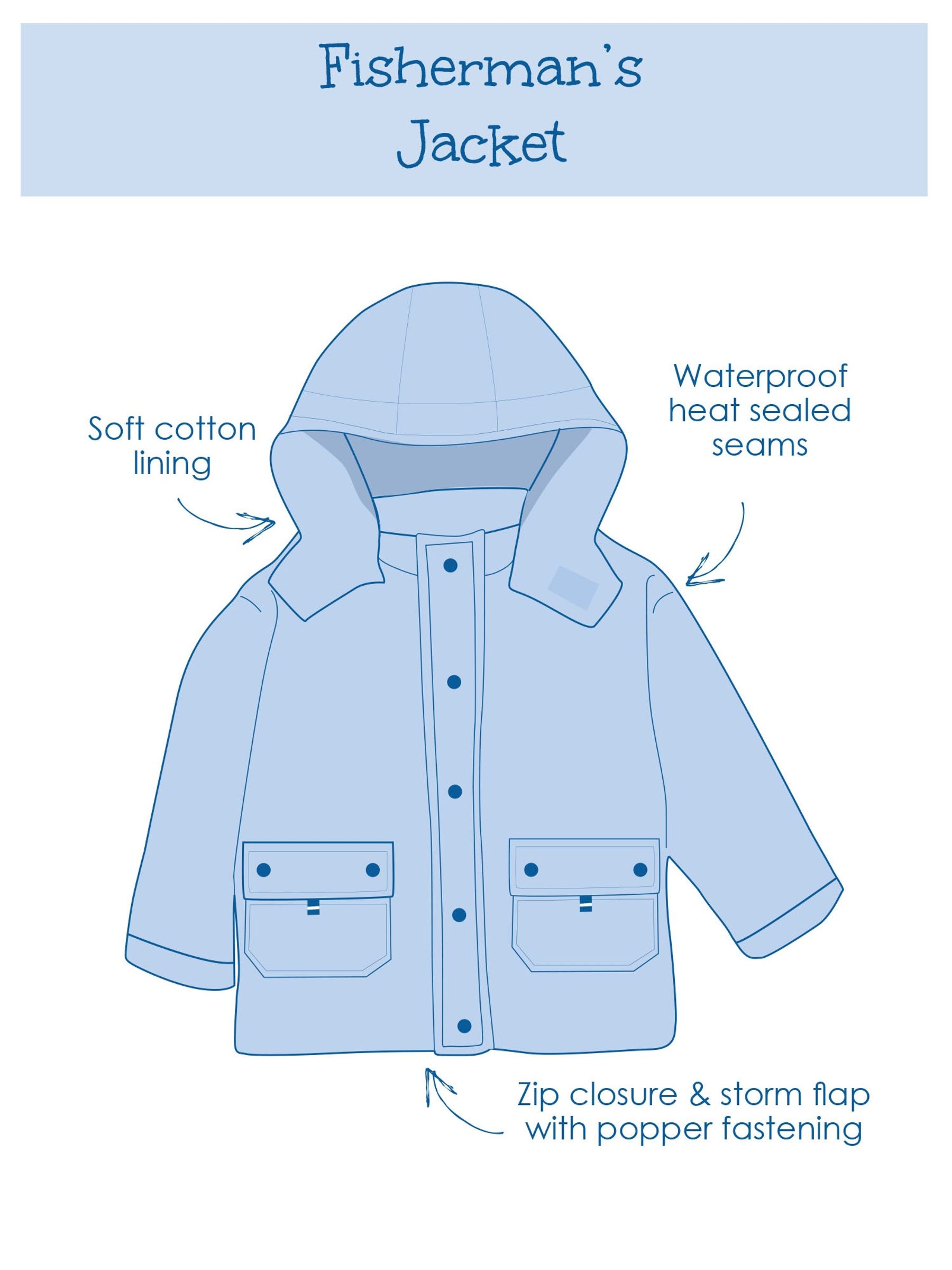 Red Waterproof Fisherman's Jacket - Image 7 of 7
