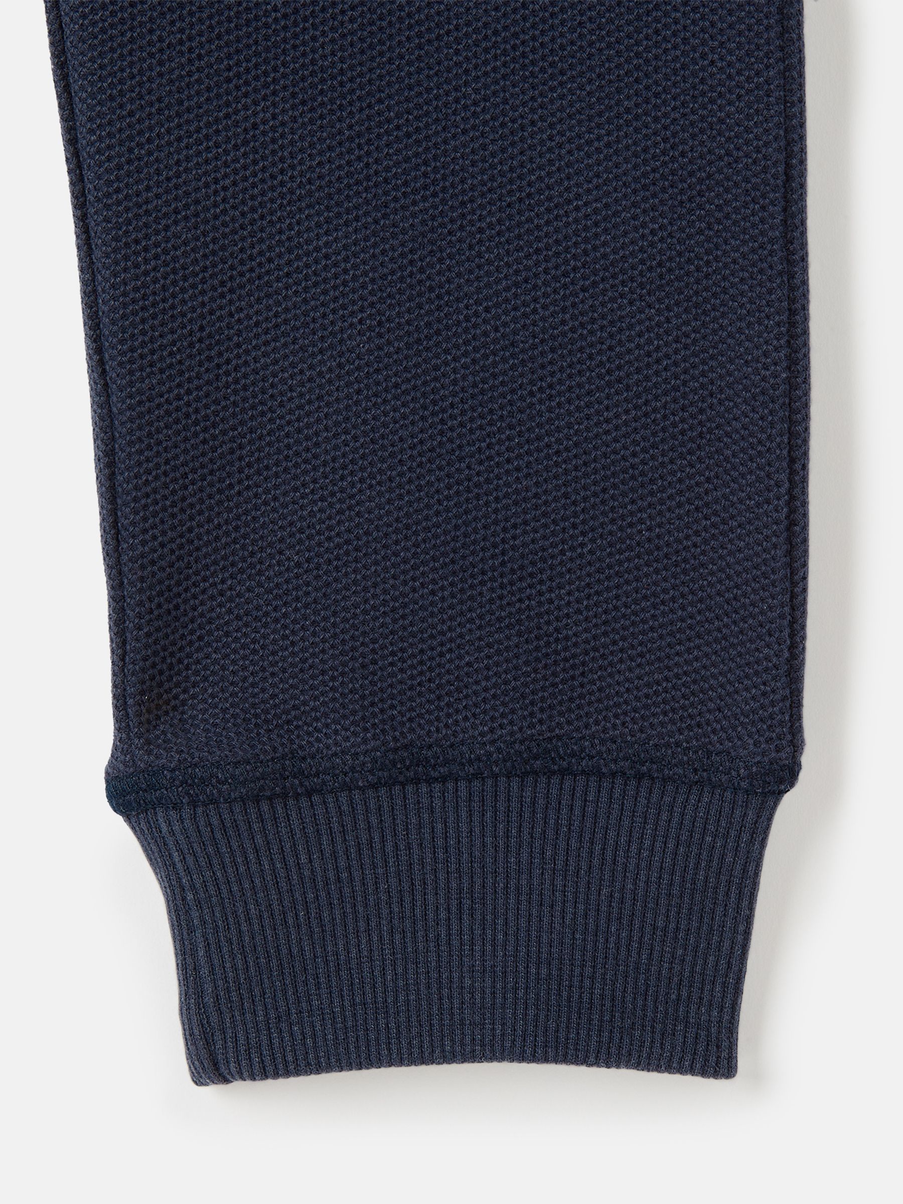 Sid Navy Blue Cotton Joggers - Image 4 of 6