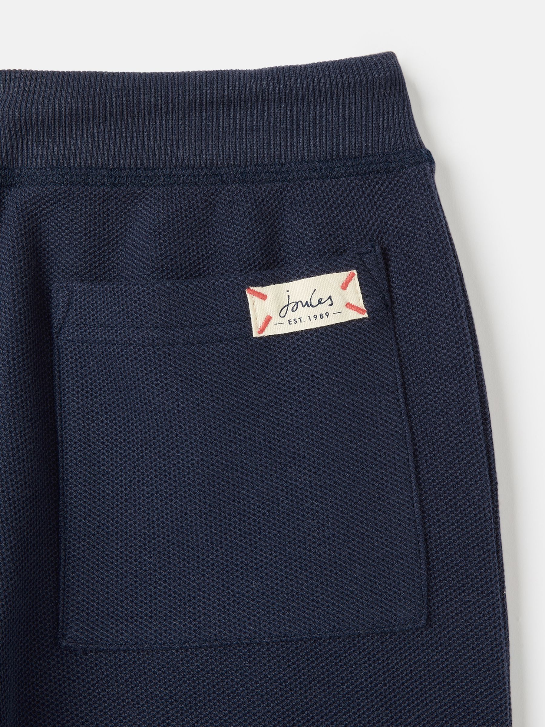 Sid Navy Blue Cotton Joggers - Image 6 of 6