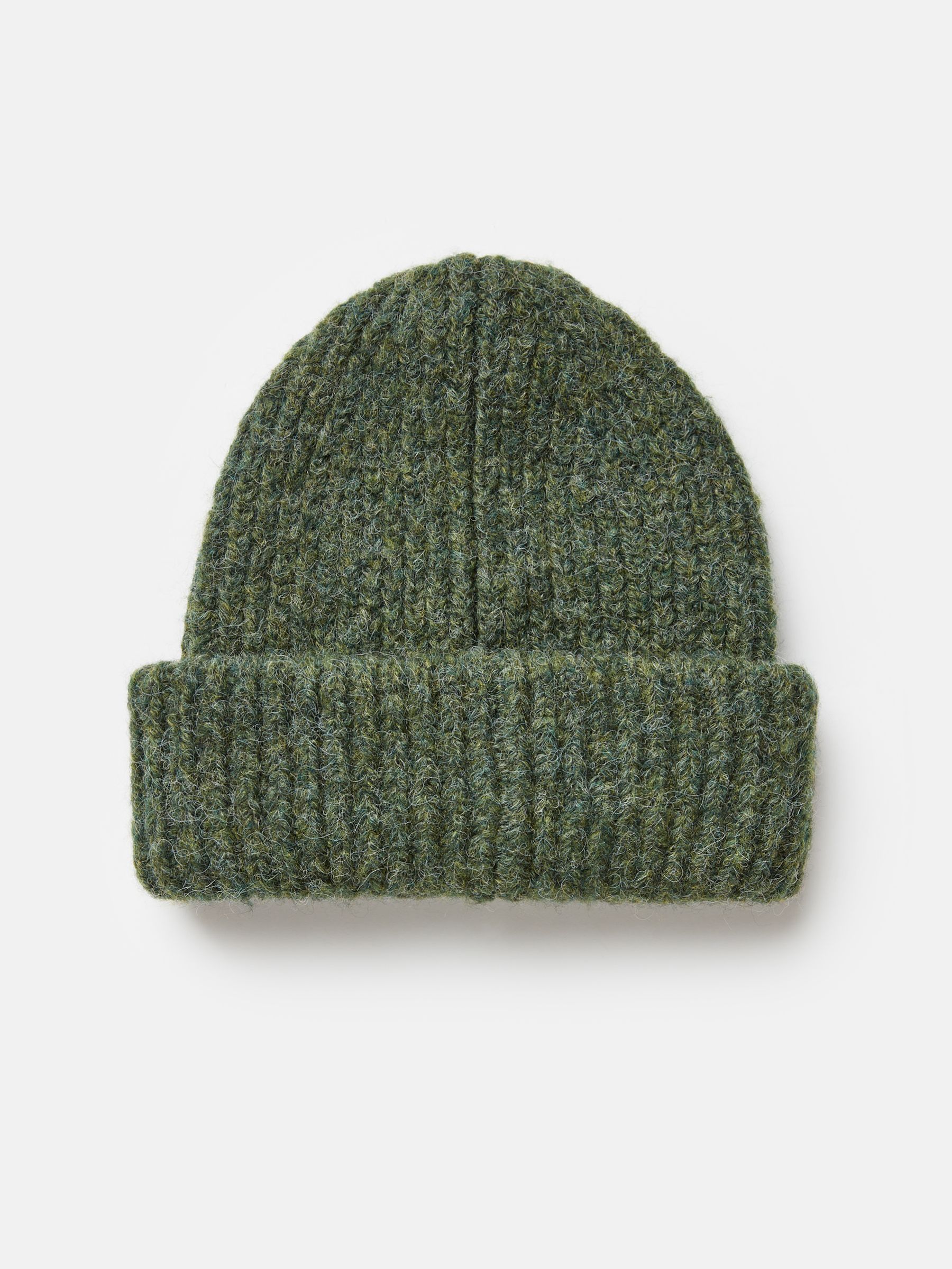 Albert Green Oversized Ribbed Beanie Hat - Image 2 of 4