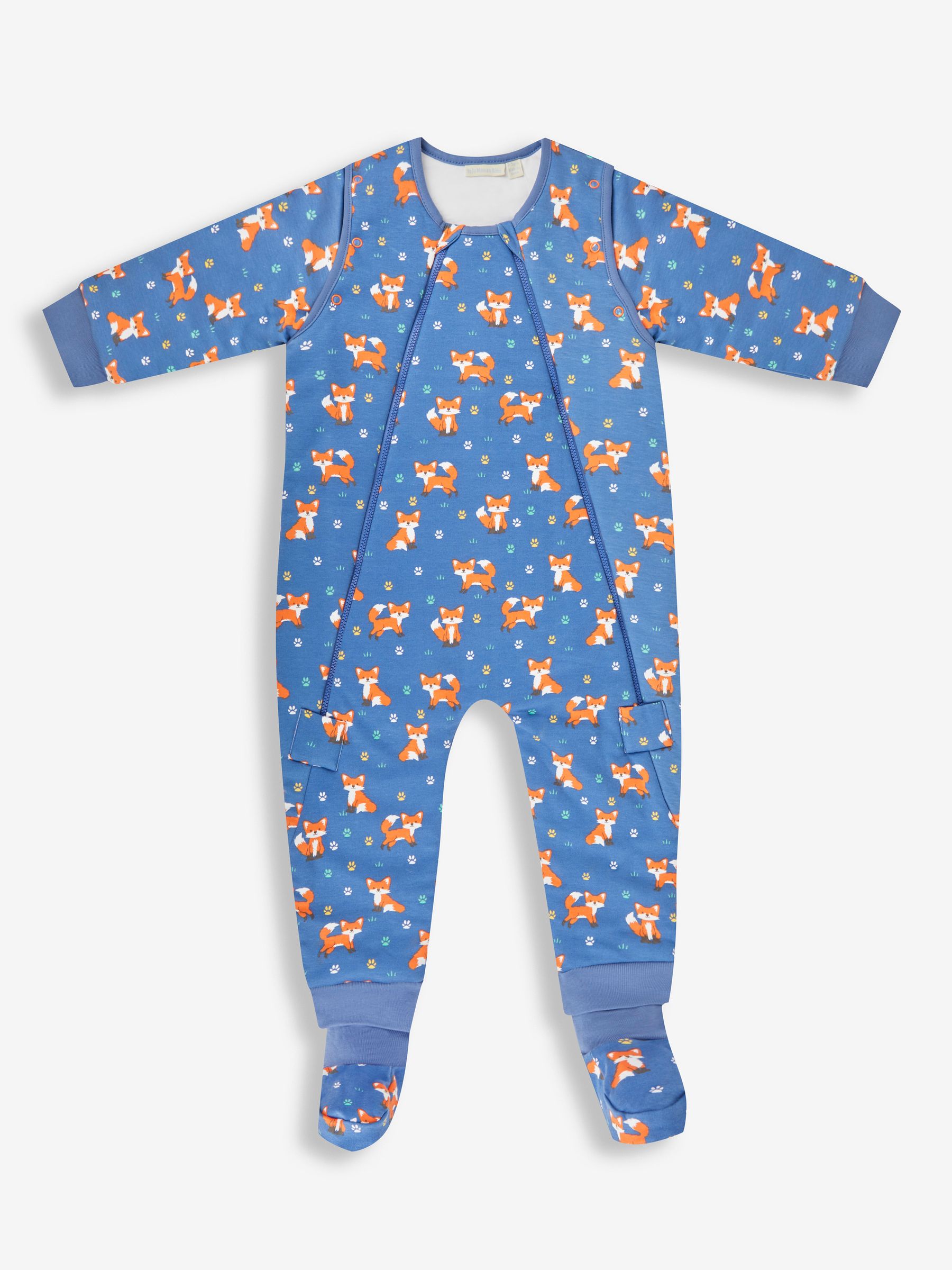 Blue Fox Fox Print Tog Snuggler JoJo Maman Bébé