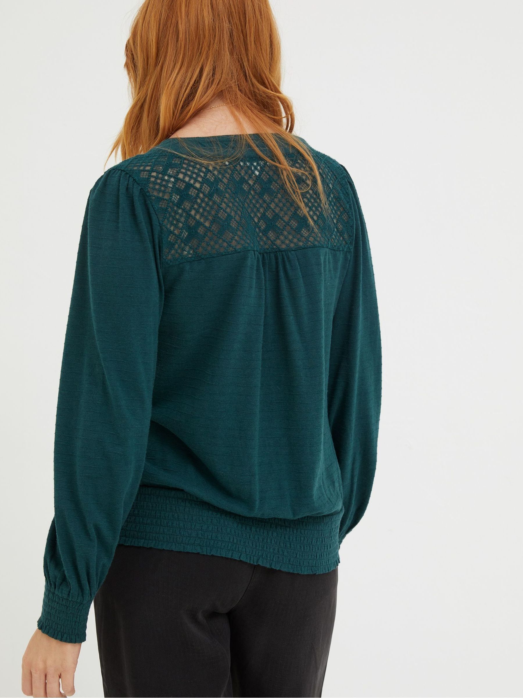 Green Remi Wrap Top - Image 2 of 5