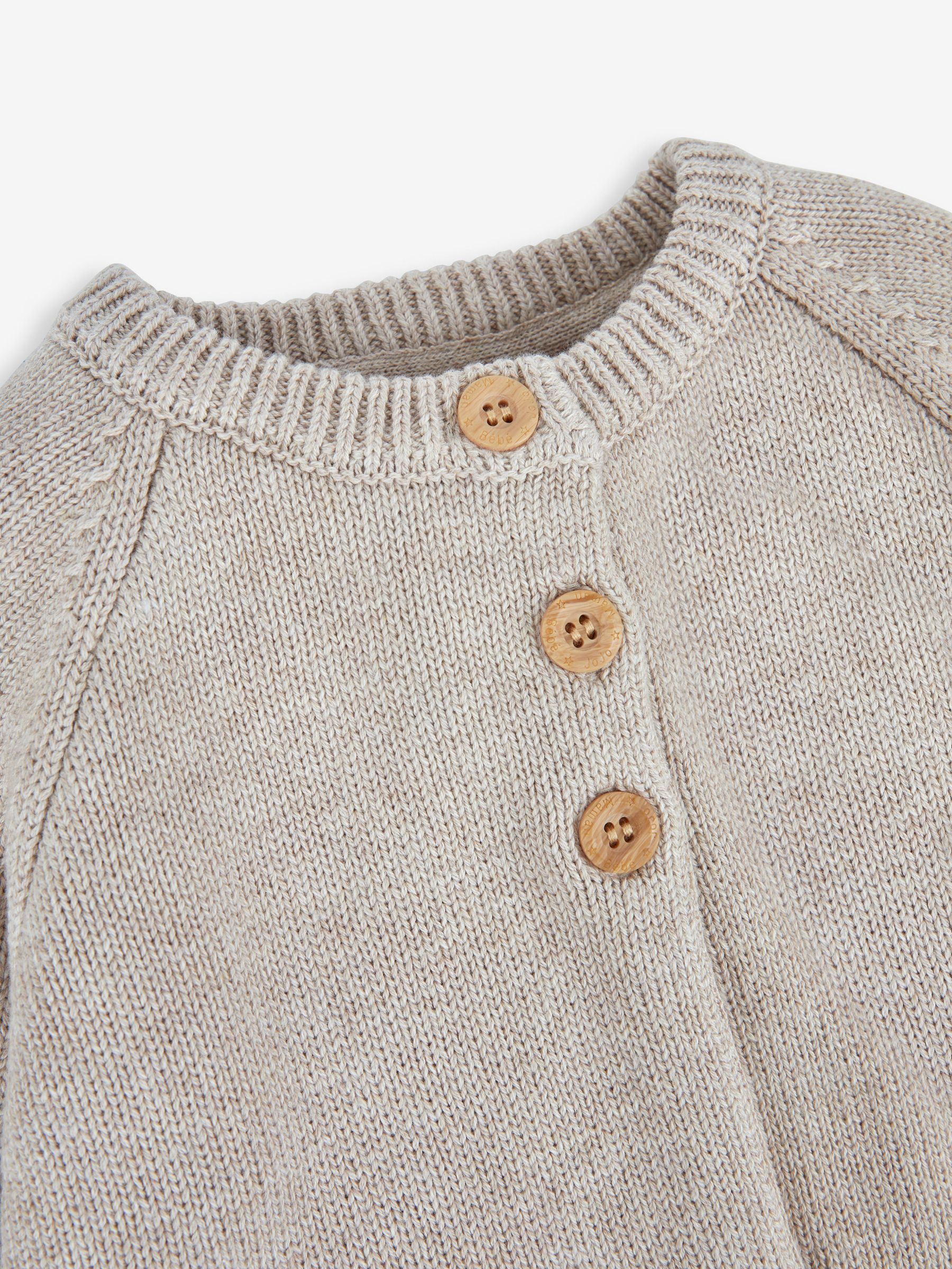 Natural Girls' Fox Cardigan - Image 2 of 3