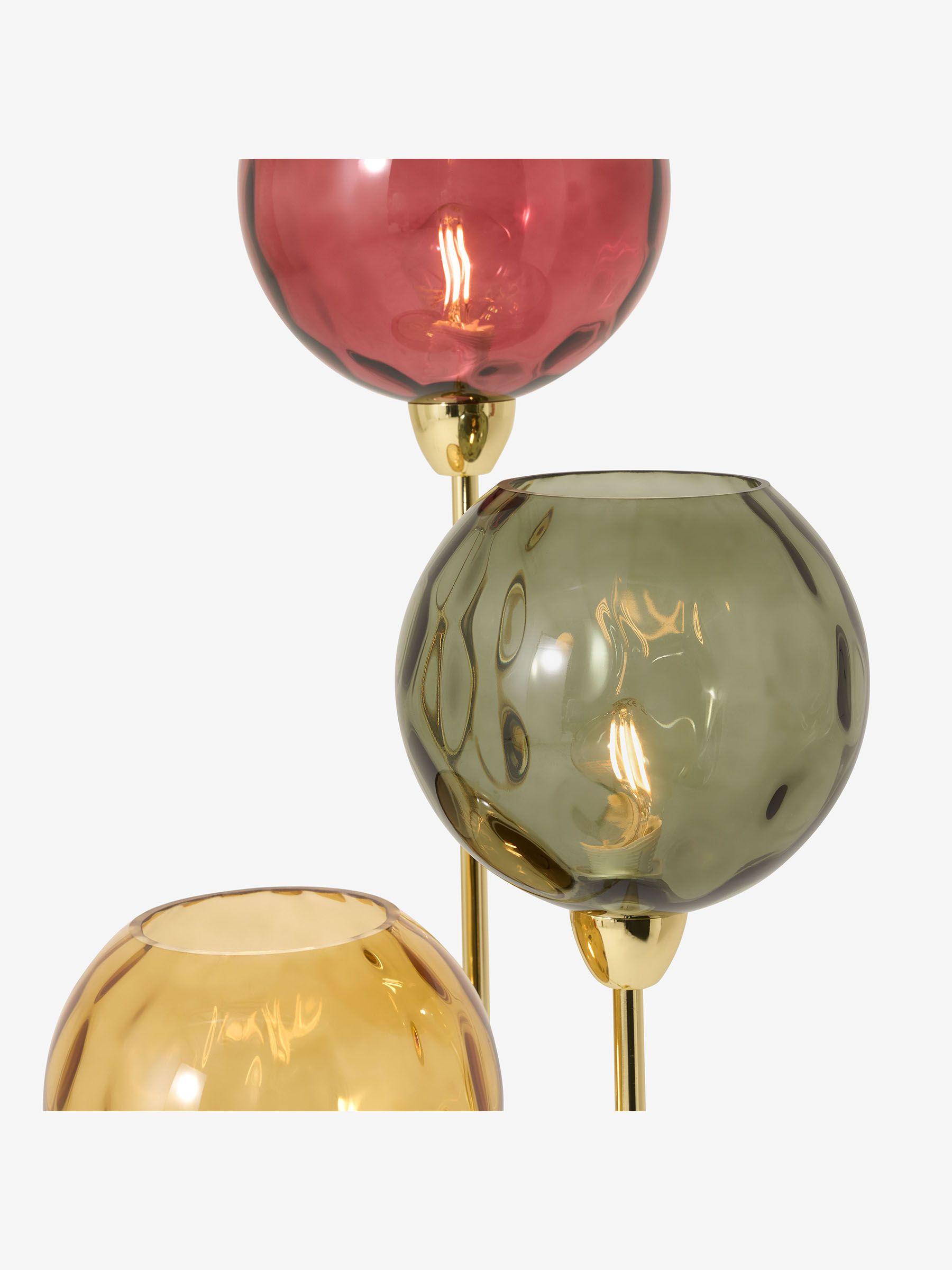 Ilaria Floor Lamp in Red/Green - Image 3 of 4