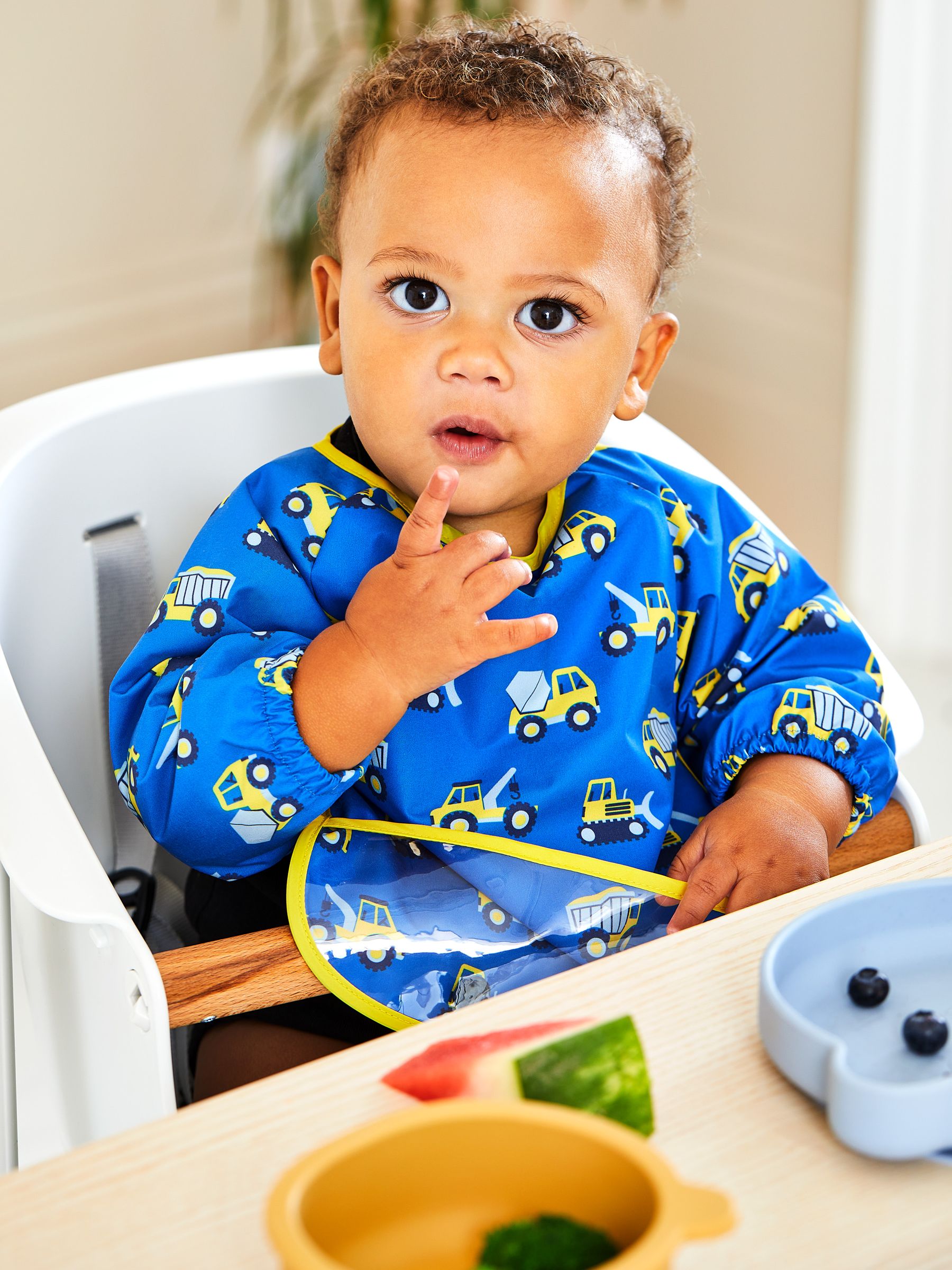 Blue Digger Deluxe Sleeved Bib - Image 1 of 2