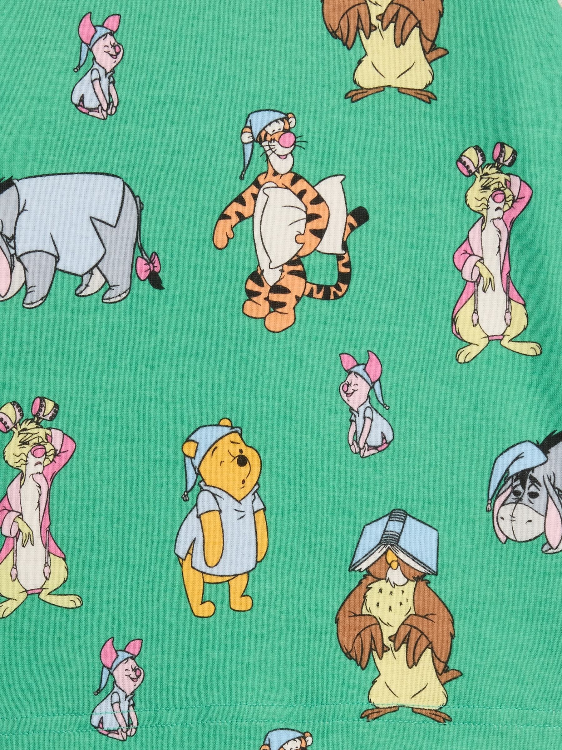 Green Disney Winnie the Pooh Print Pyjamas Set - Image 3 of 3
