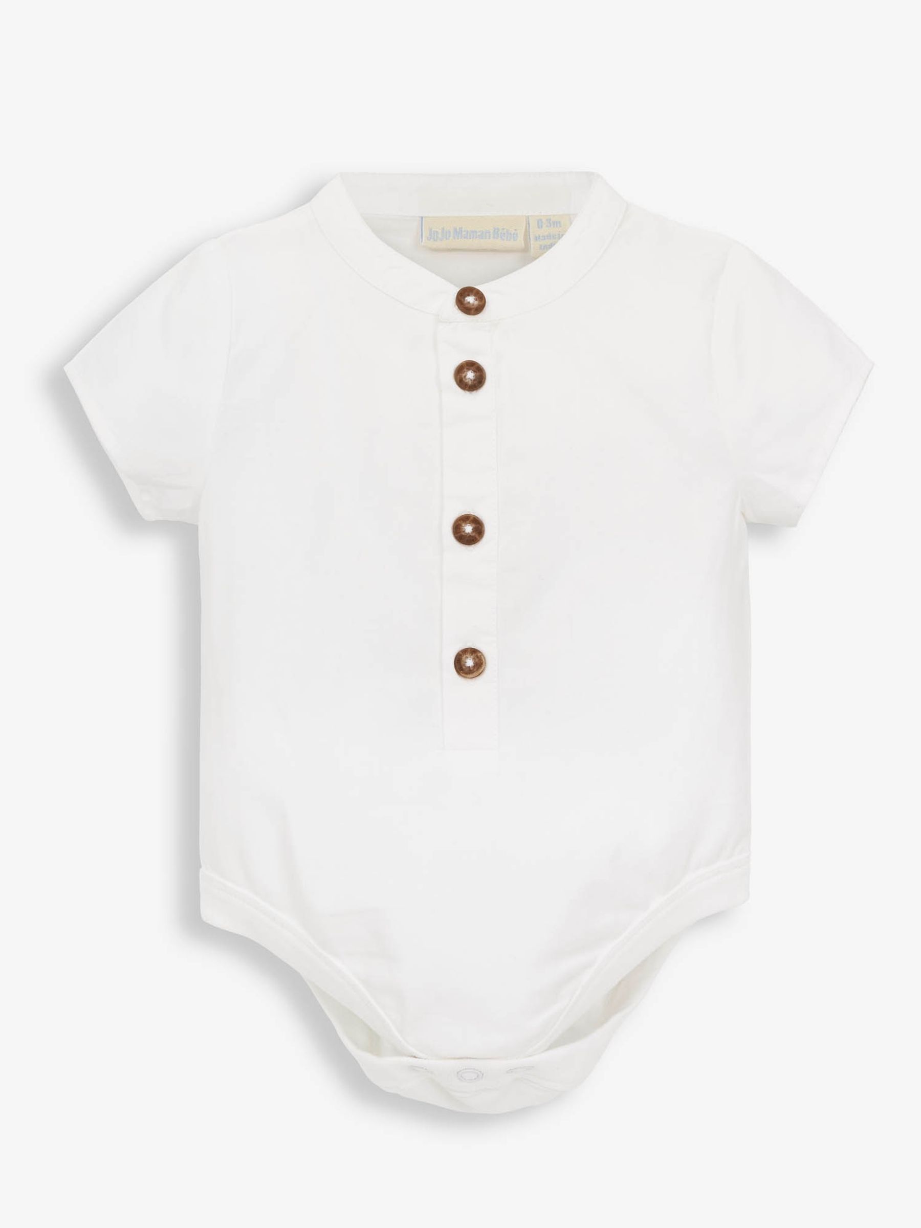 Navy 2-Piece Baby Grandad Shirt & Shorts Set - Image 5 of 6