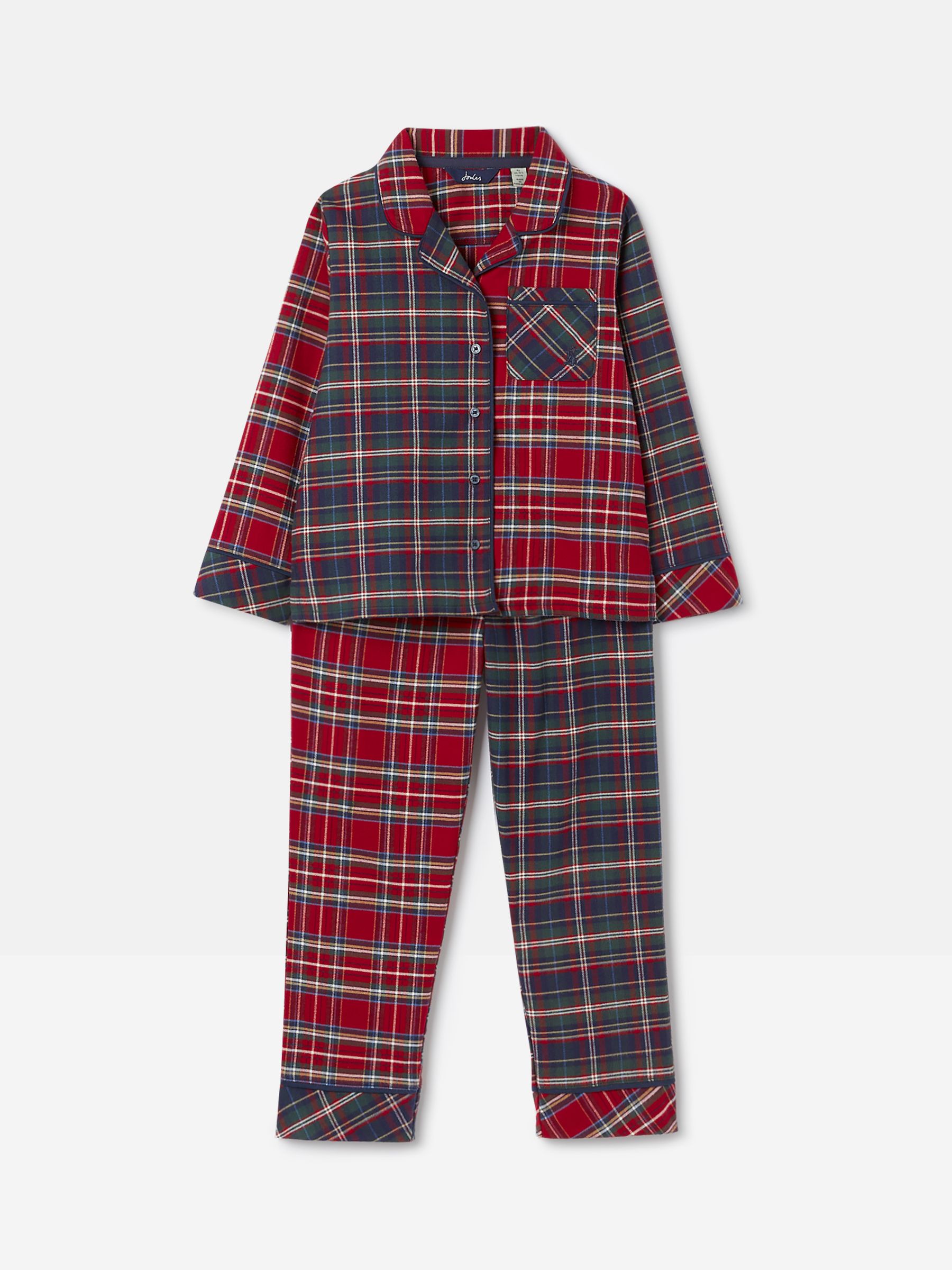 Goodnight Red Check Christmas Pyjamas - Image 1 of 5