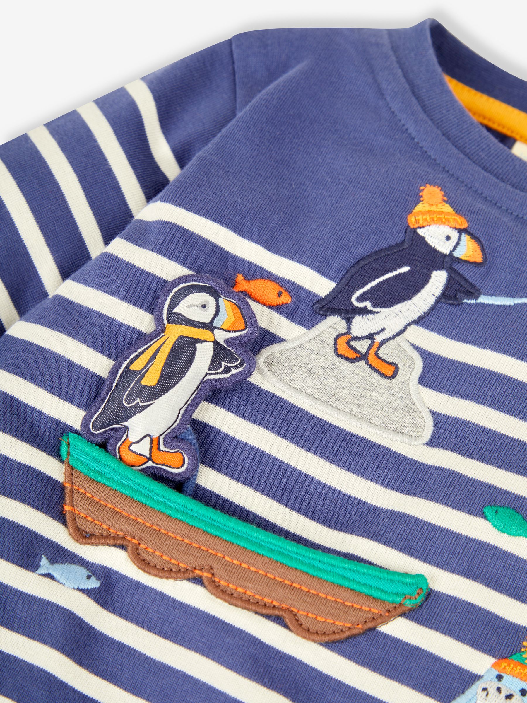 Indigo Puffin Appliqué Top - Image 3 of 3