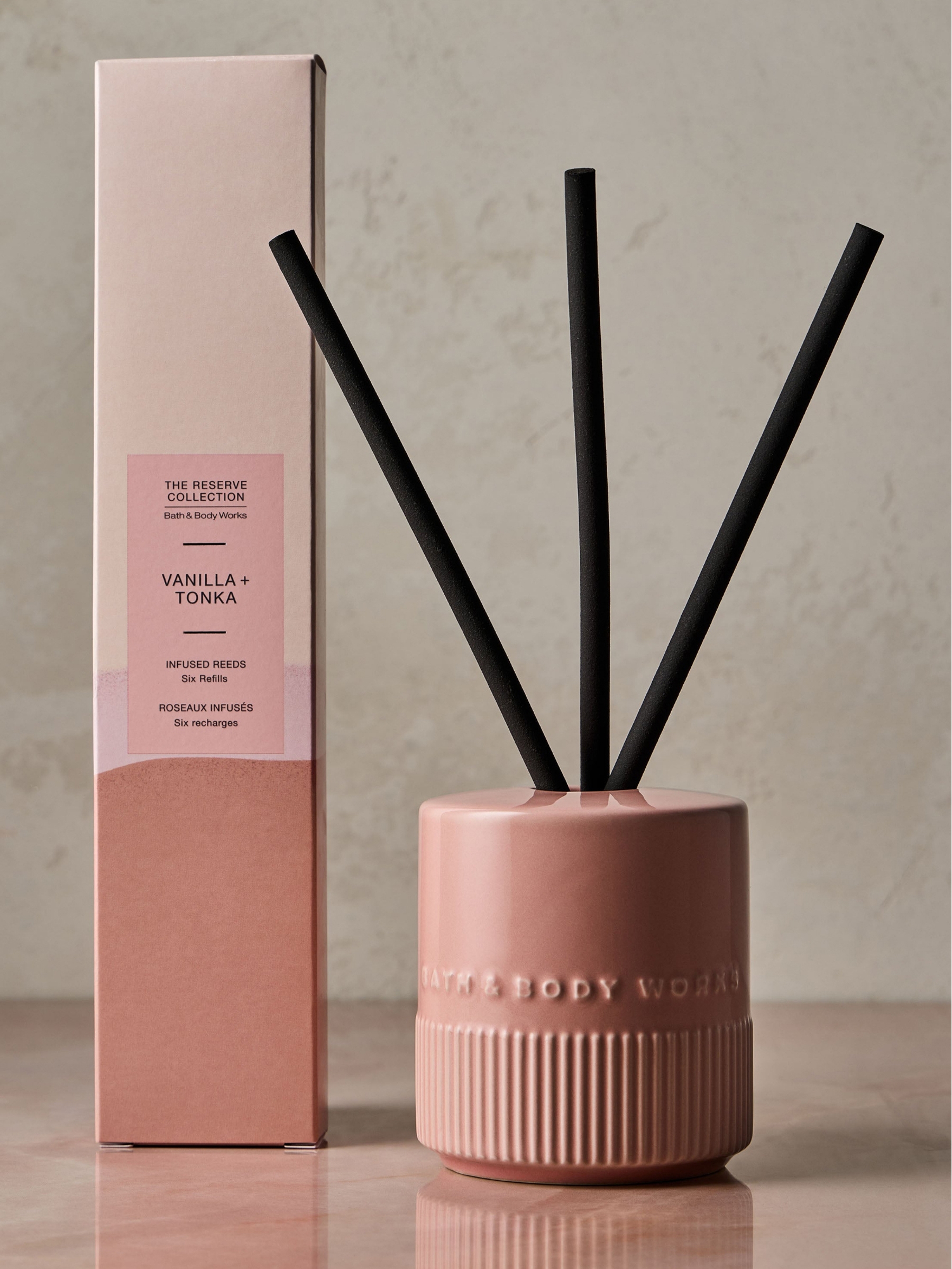 Dark Pink Reed Vessel - Image 2 of 2