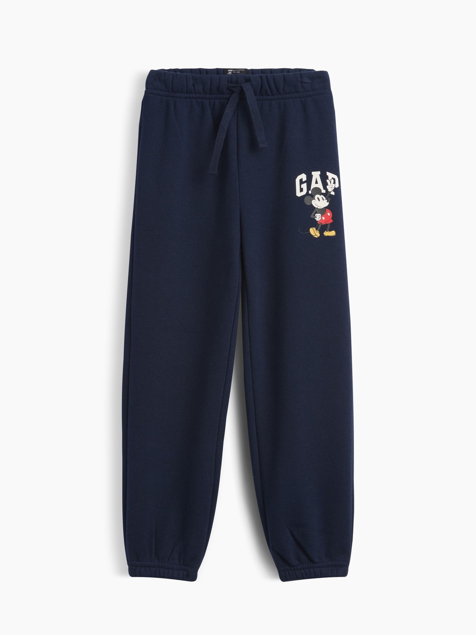 Navy Disney Mickey Mouse Relaxed Pull On Logo Joggers - Image 1 of 3
