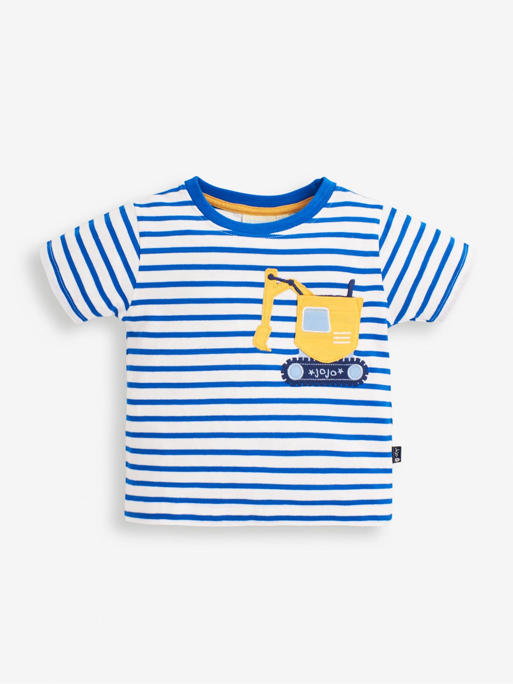 White Kids' Digger Pocket T-Shirt - Image 1 of 2