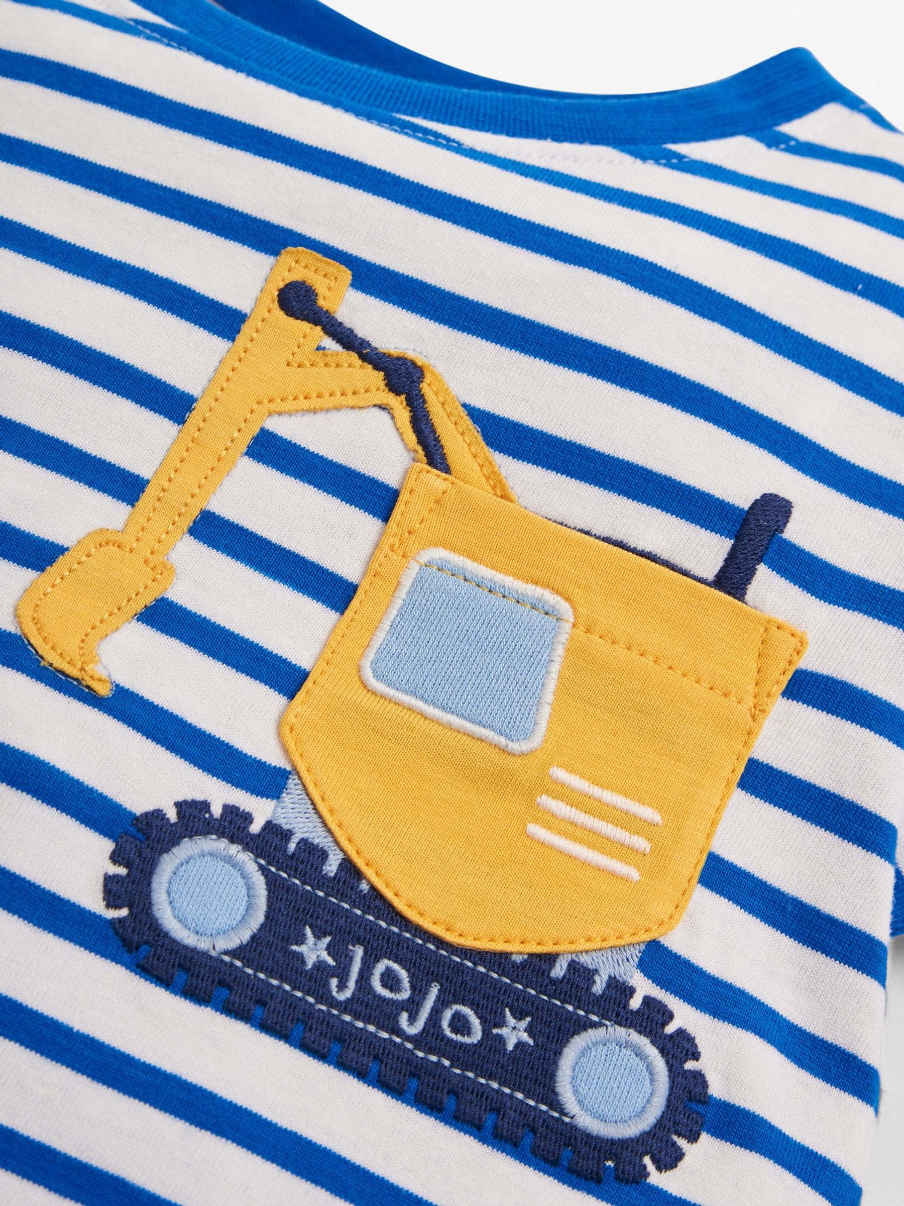 White Kids' Digger Pocket T-Shirt - Image 2 of 2