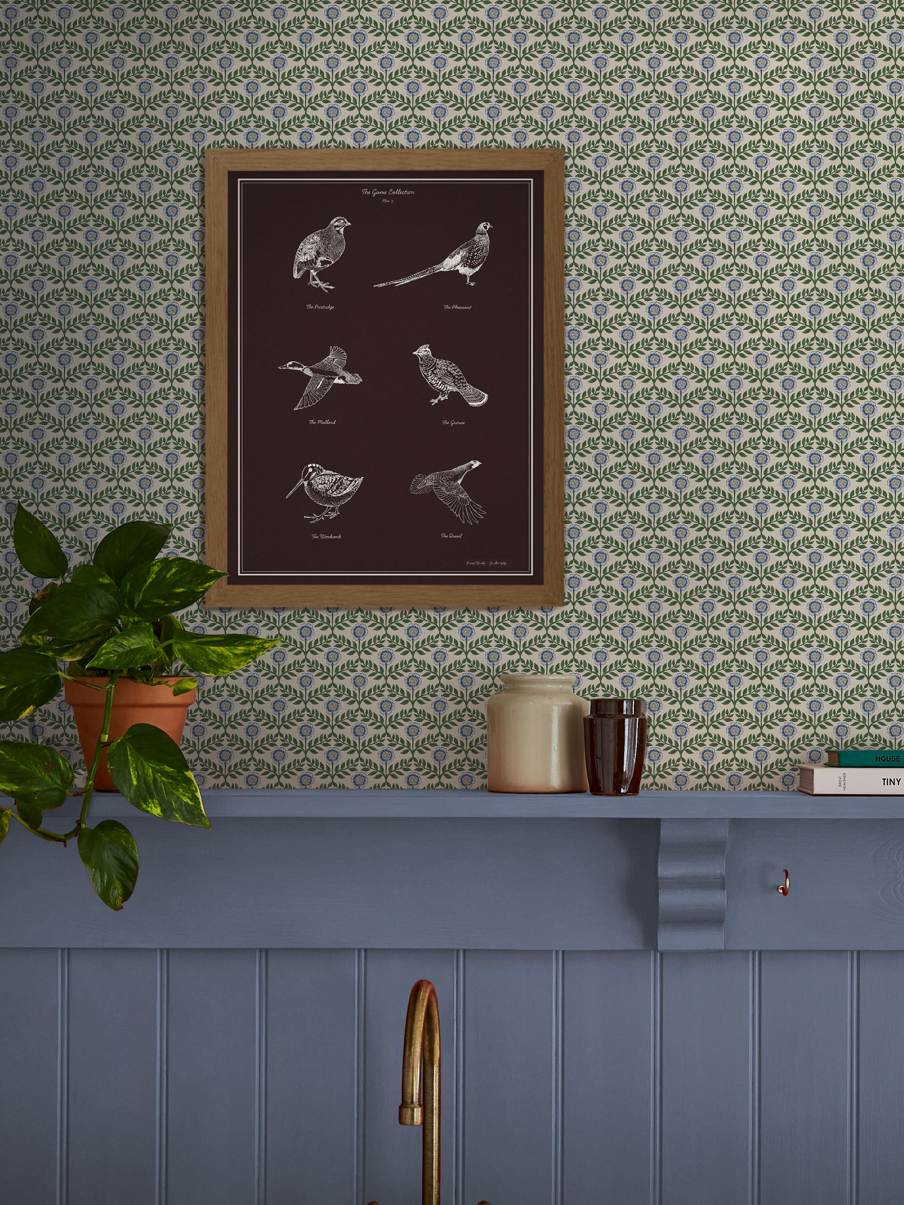 Red The Gamekeepers Sketch Print Wall 50 x 70cm Art - Image 2 of 2