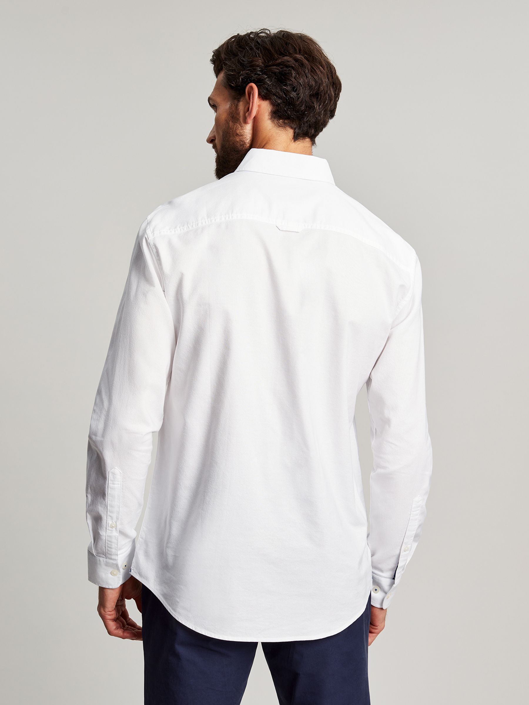White Classic Fit Cotton Oxford Shirt - Image 2 of 7