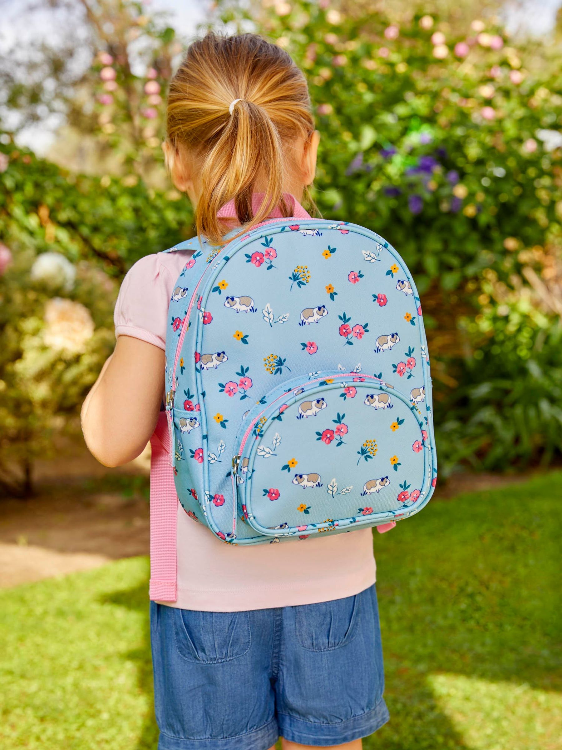 Duck Egg Guinea Pig Printed Backpack - Image 1 of 3