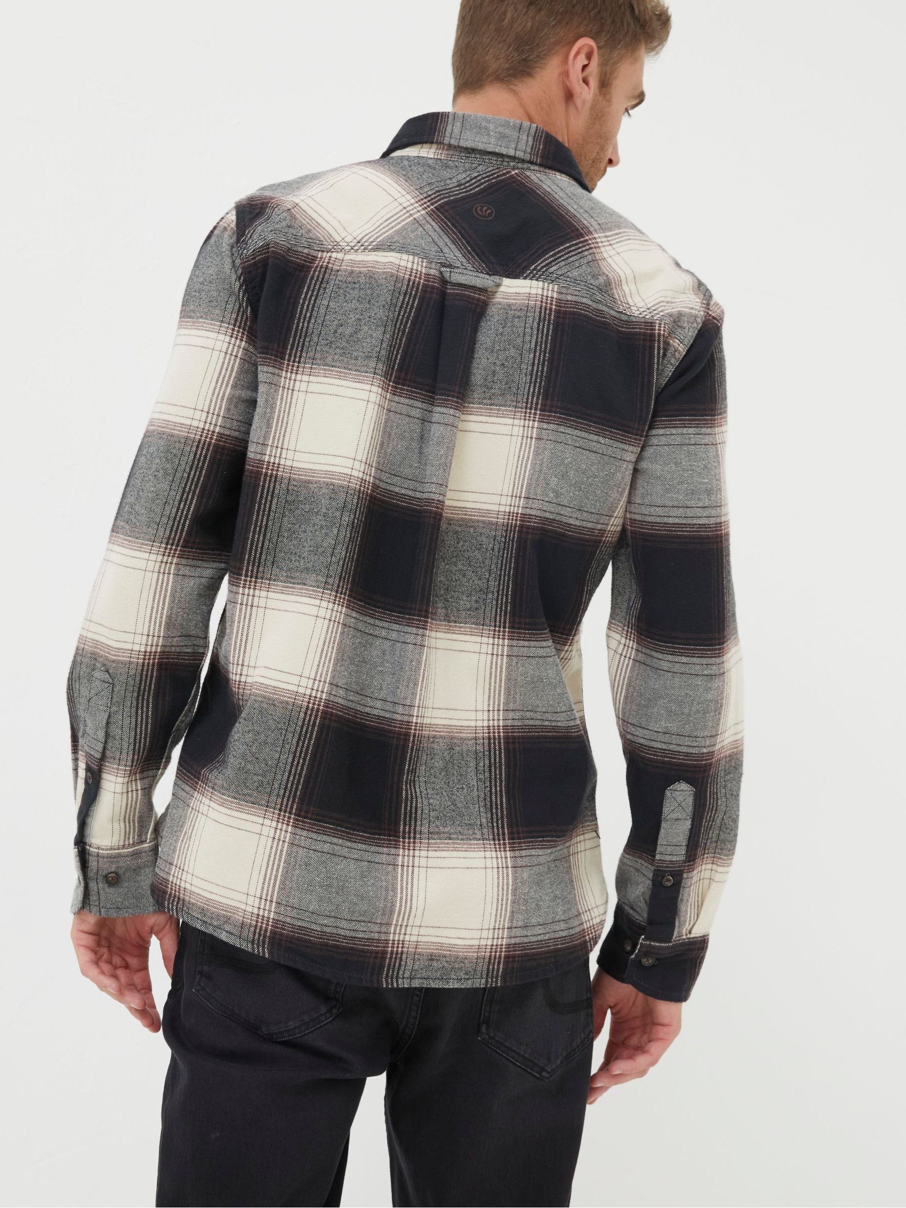 Black Selby Check Shirt - Image 2 of 4