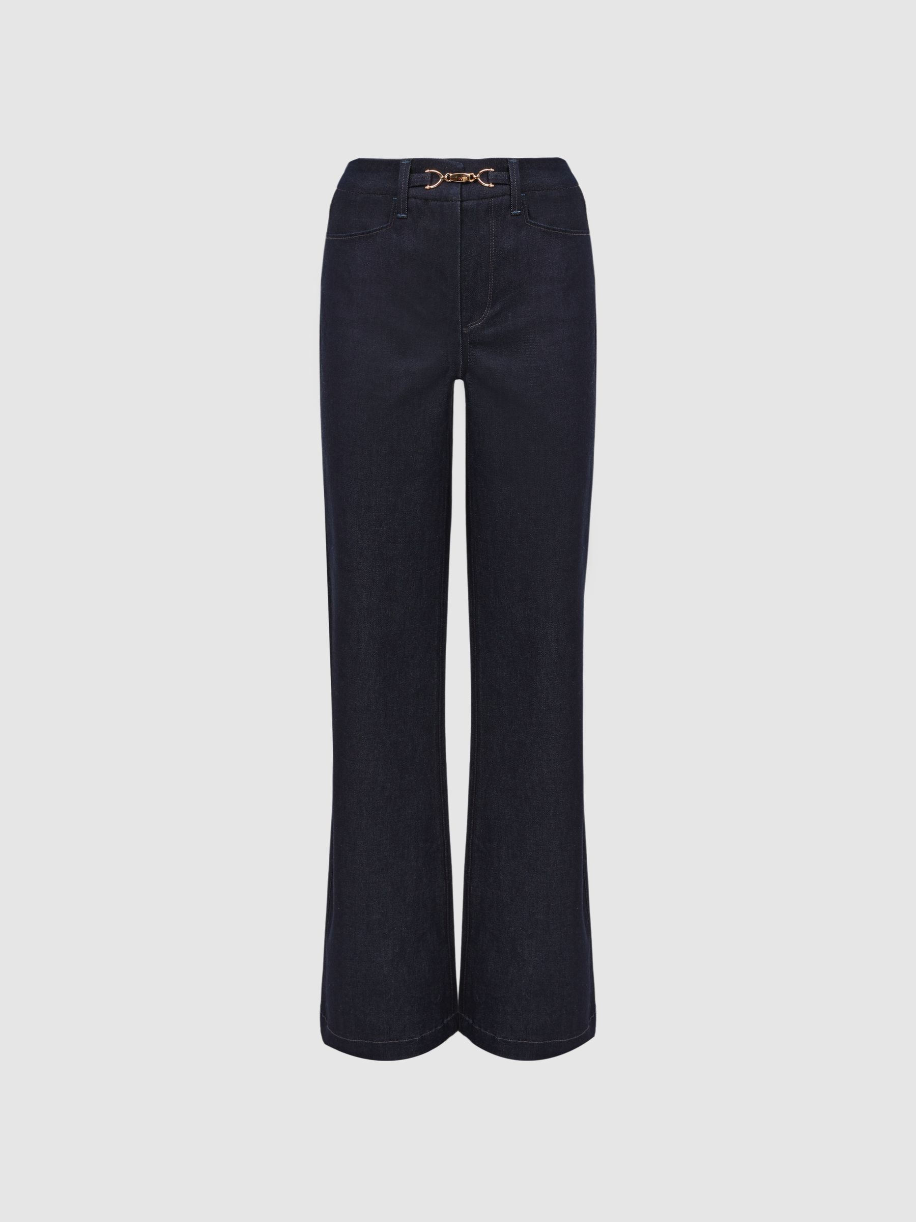 Paige High Rise Flared Jeans in Montecito - Image 2 of 6