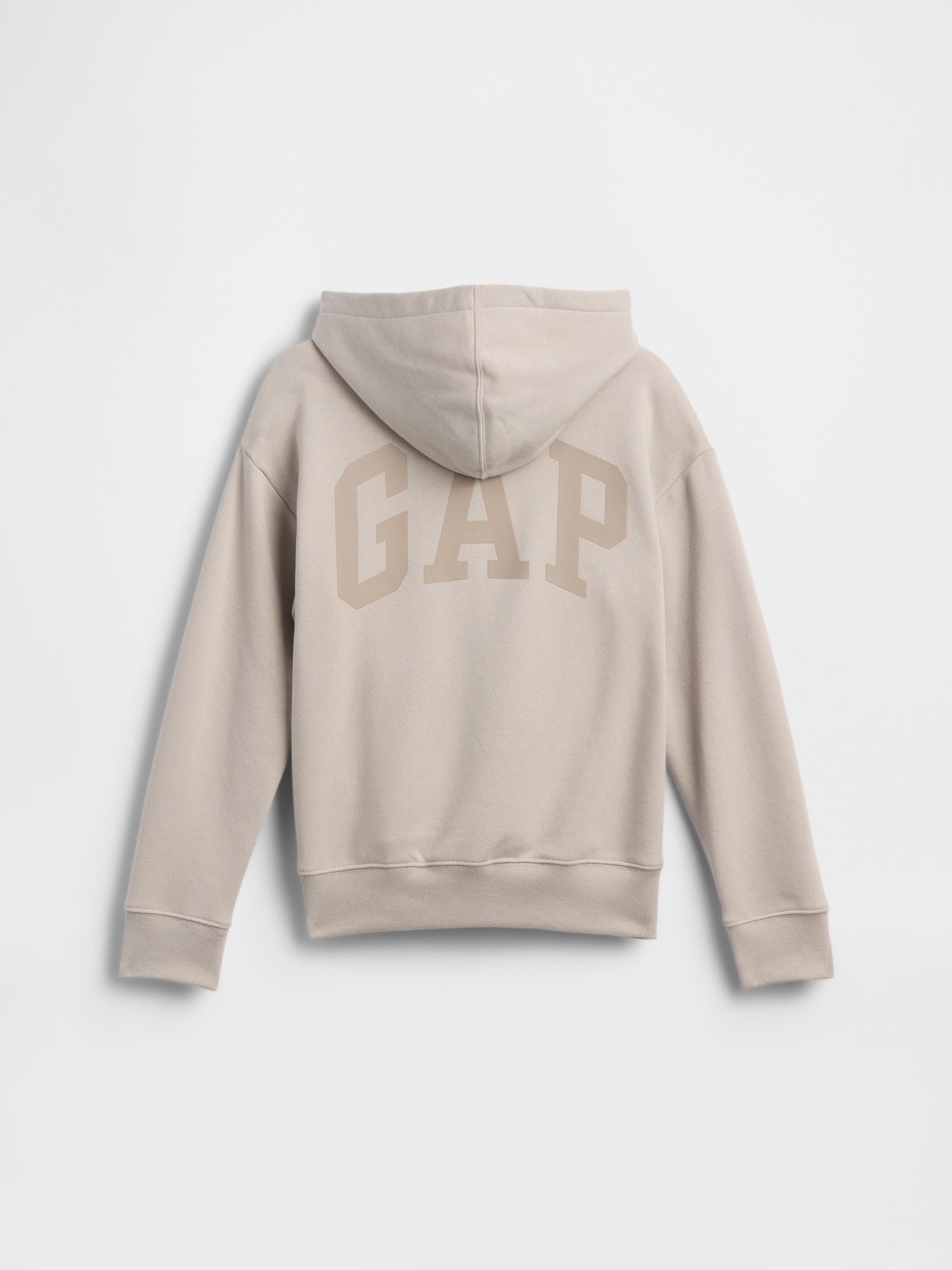 Beige Vintage Soft Relaxed Logo Hoodie - Image 2 of 3