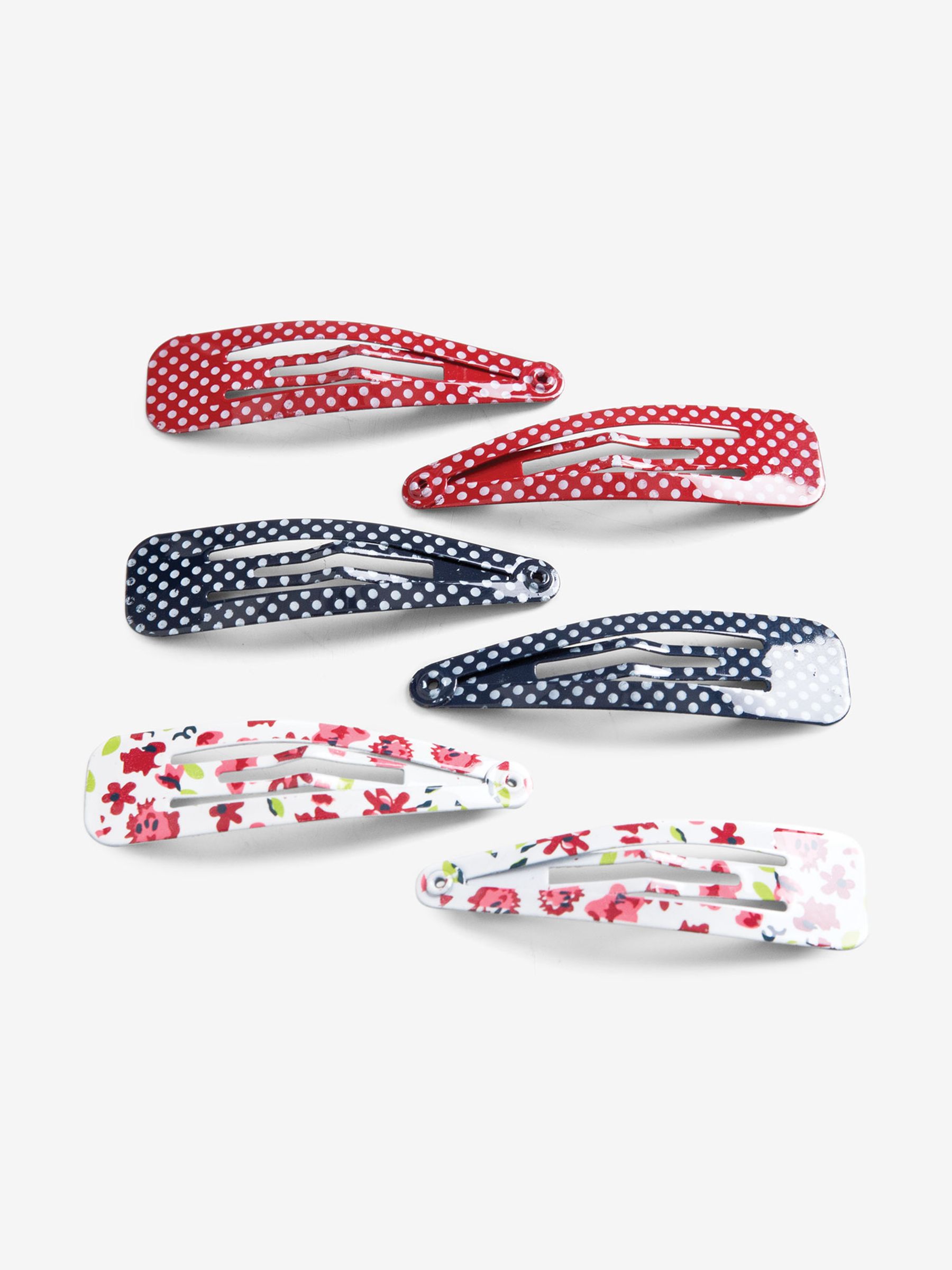 Red 6-Pack Hair Clips - Image 1 of 1