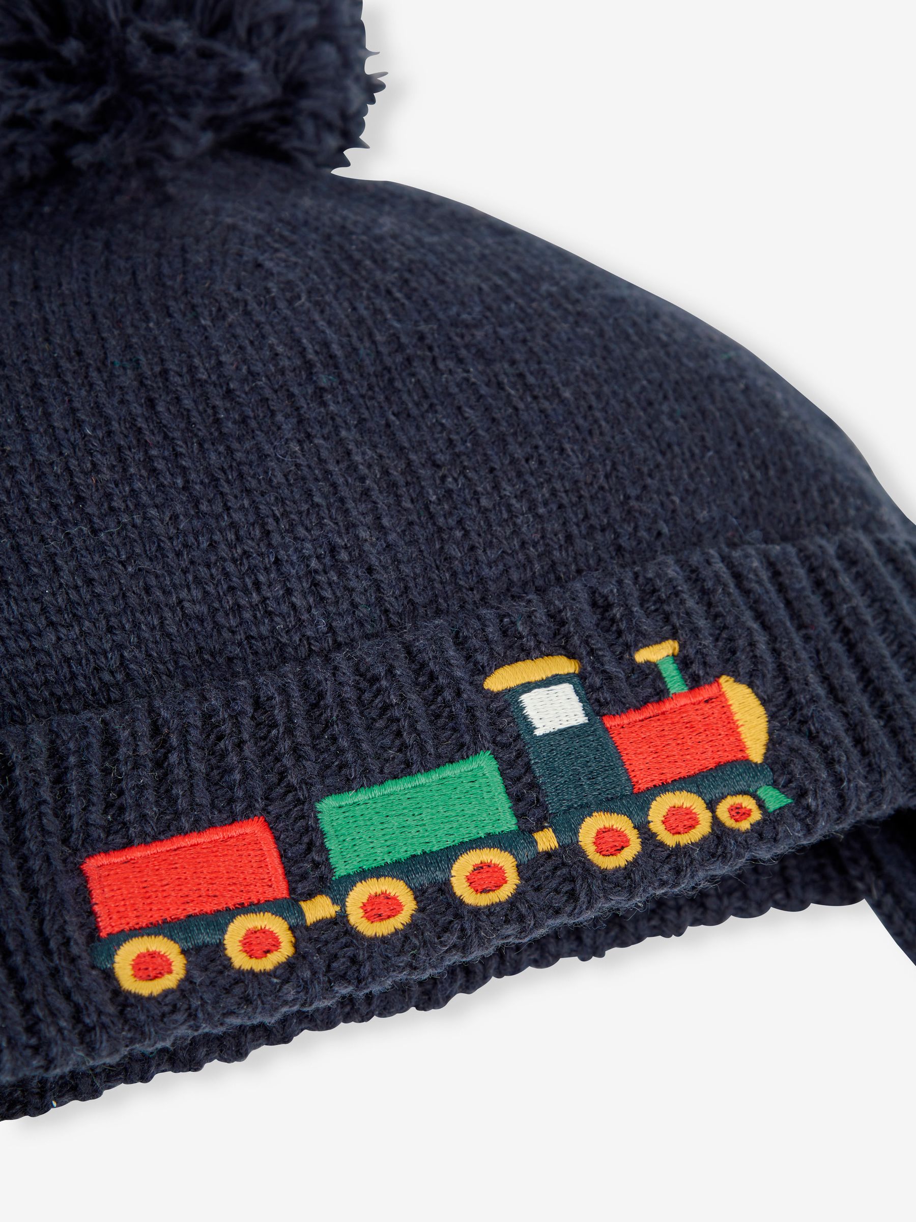 Indigo Boys' Train Embroidered Hat - Image 2 of 2