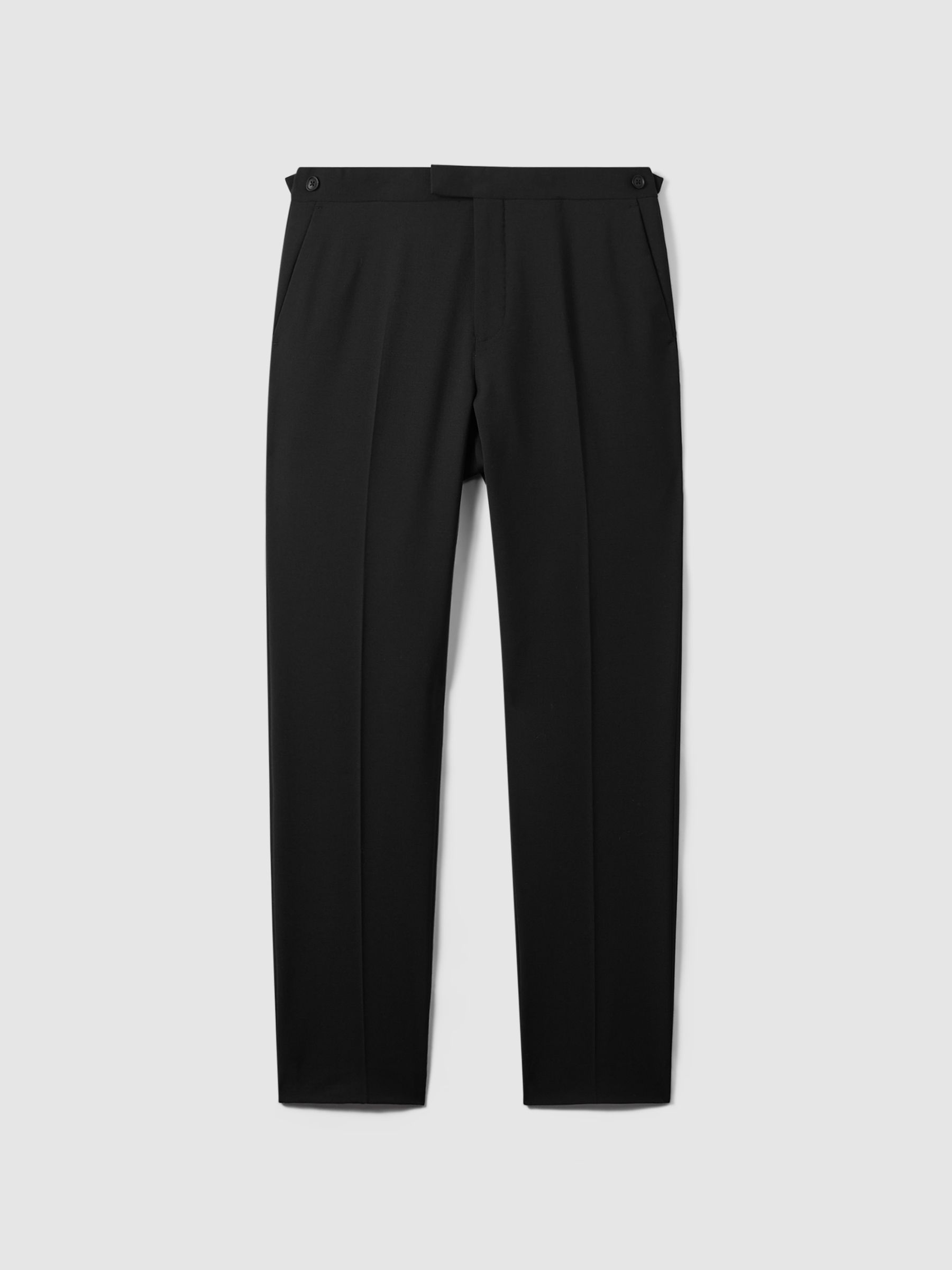 Slim-Fit Wool-Blend Suit Trousers in Black - Image 2 of 7