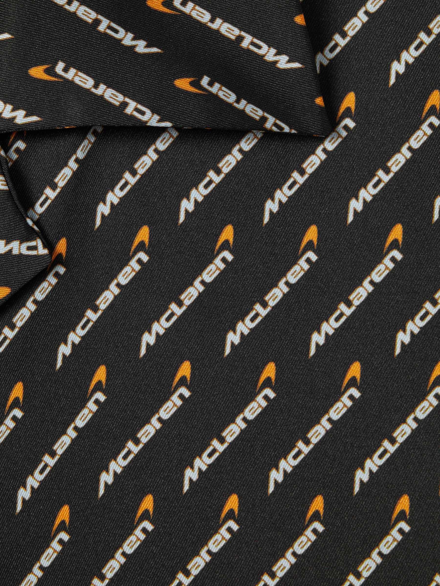 McLaren F1 Silverstone Exclusive Cuban Collar Shirt in Black Multi - Image 8 of 8