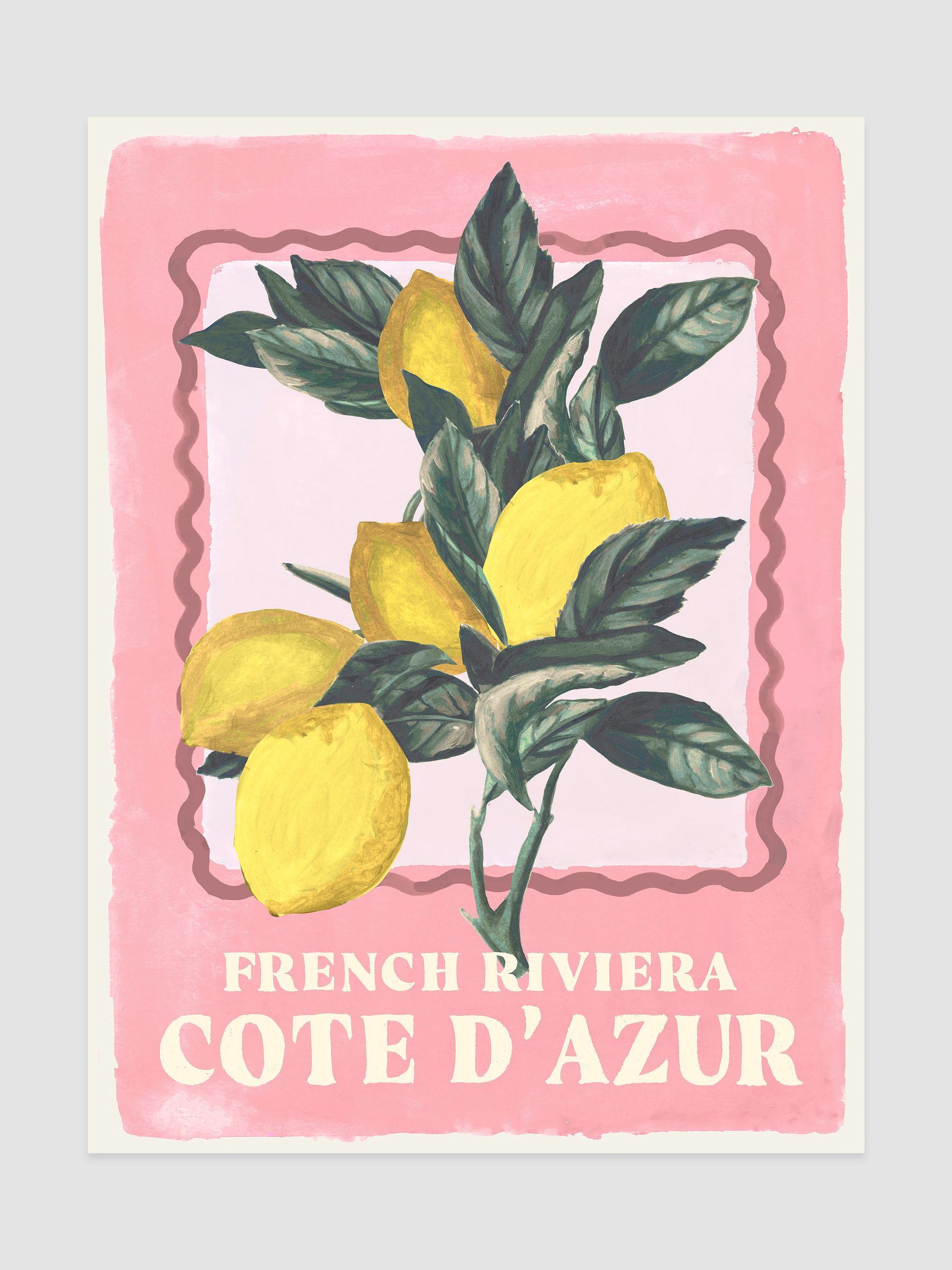 Pink Squeeze the Day Wood Framed Print Wall Art - Image 1 of 4
