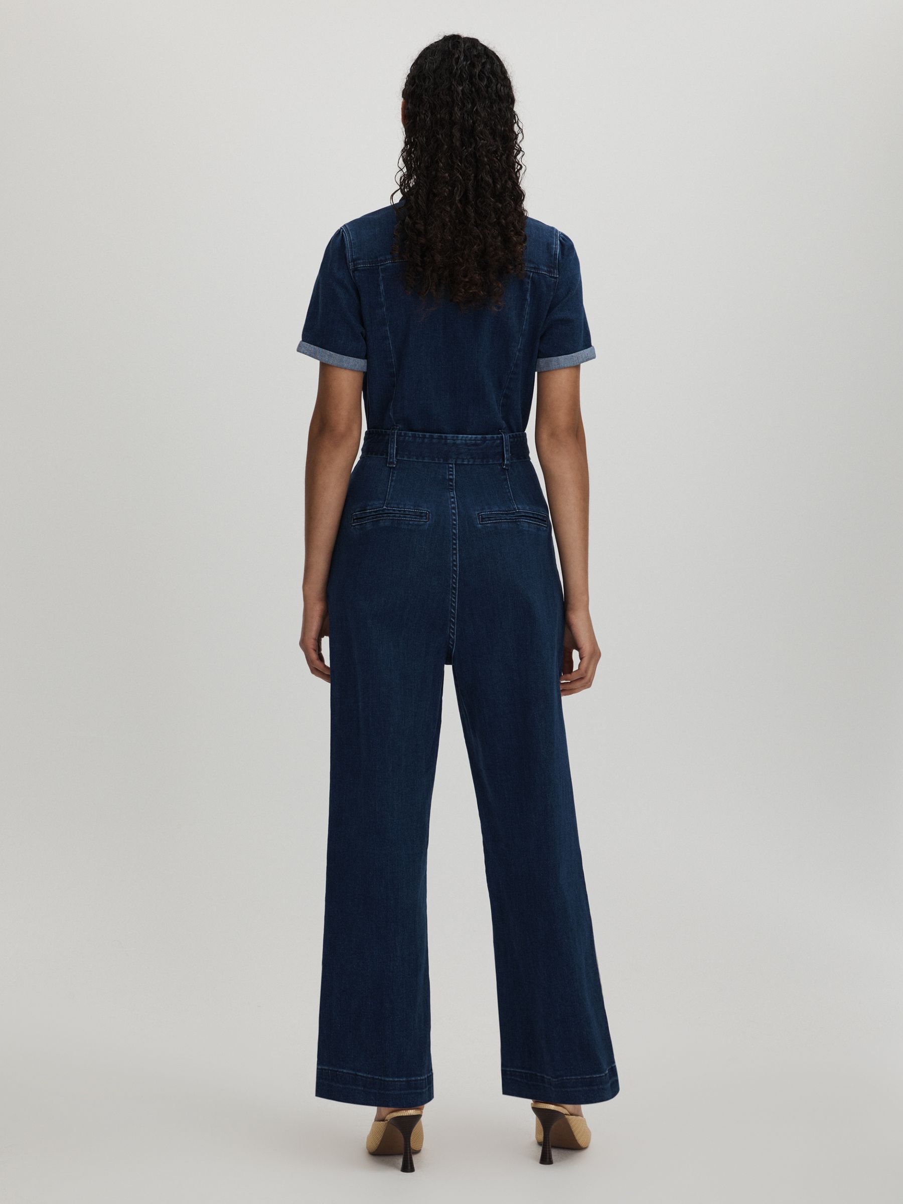 Paige Cropped Jumpsuit in Jelina - Image 4 of 5