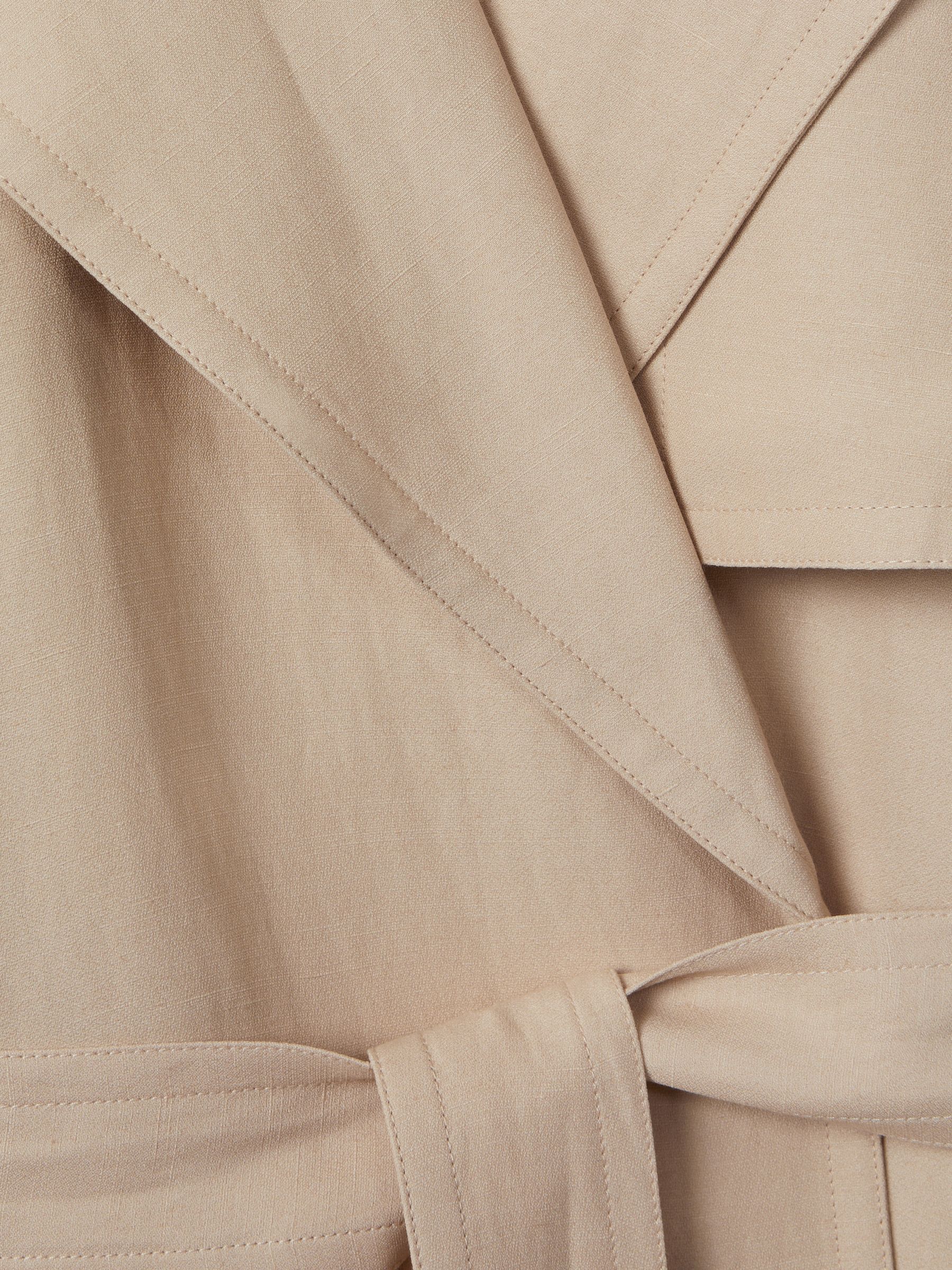 Atelier Belted Trench Coat in Blush - Image 6 of 6