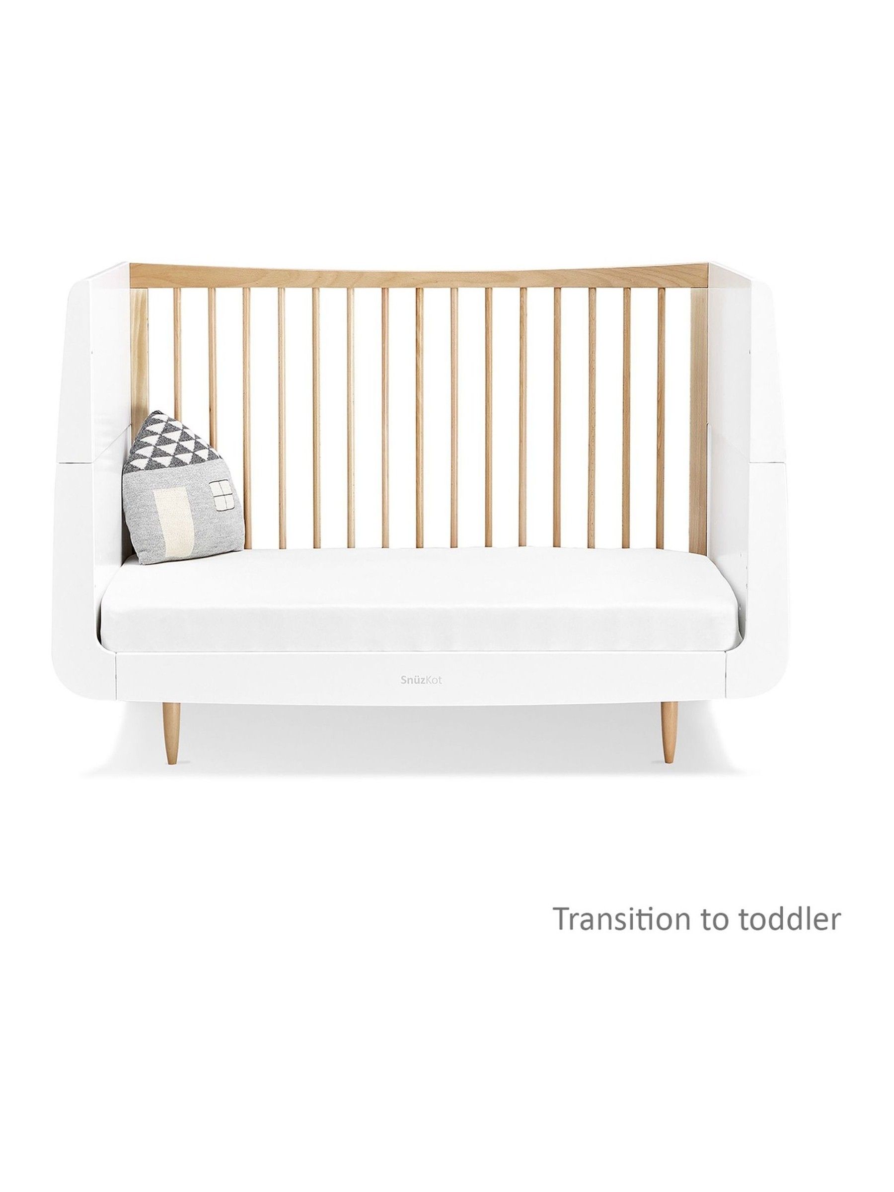 Snuz Natural SnuzKot Skandi Cot Bed - Image 6 of 7