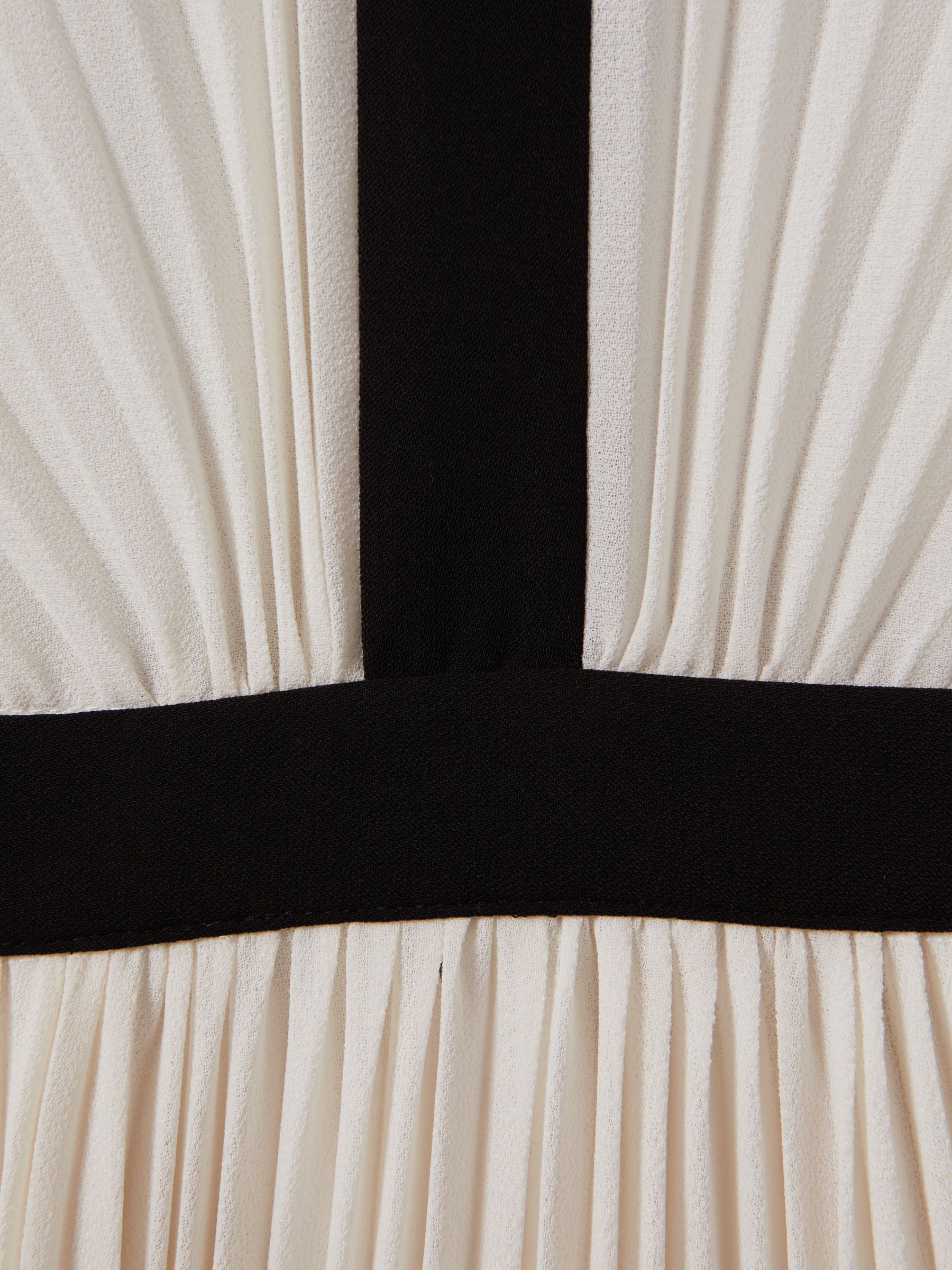 Pleated Maxi Dress in White - Image 6 of 6