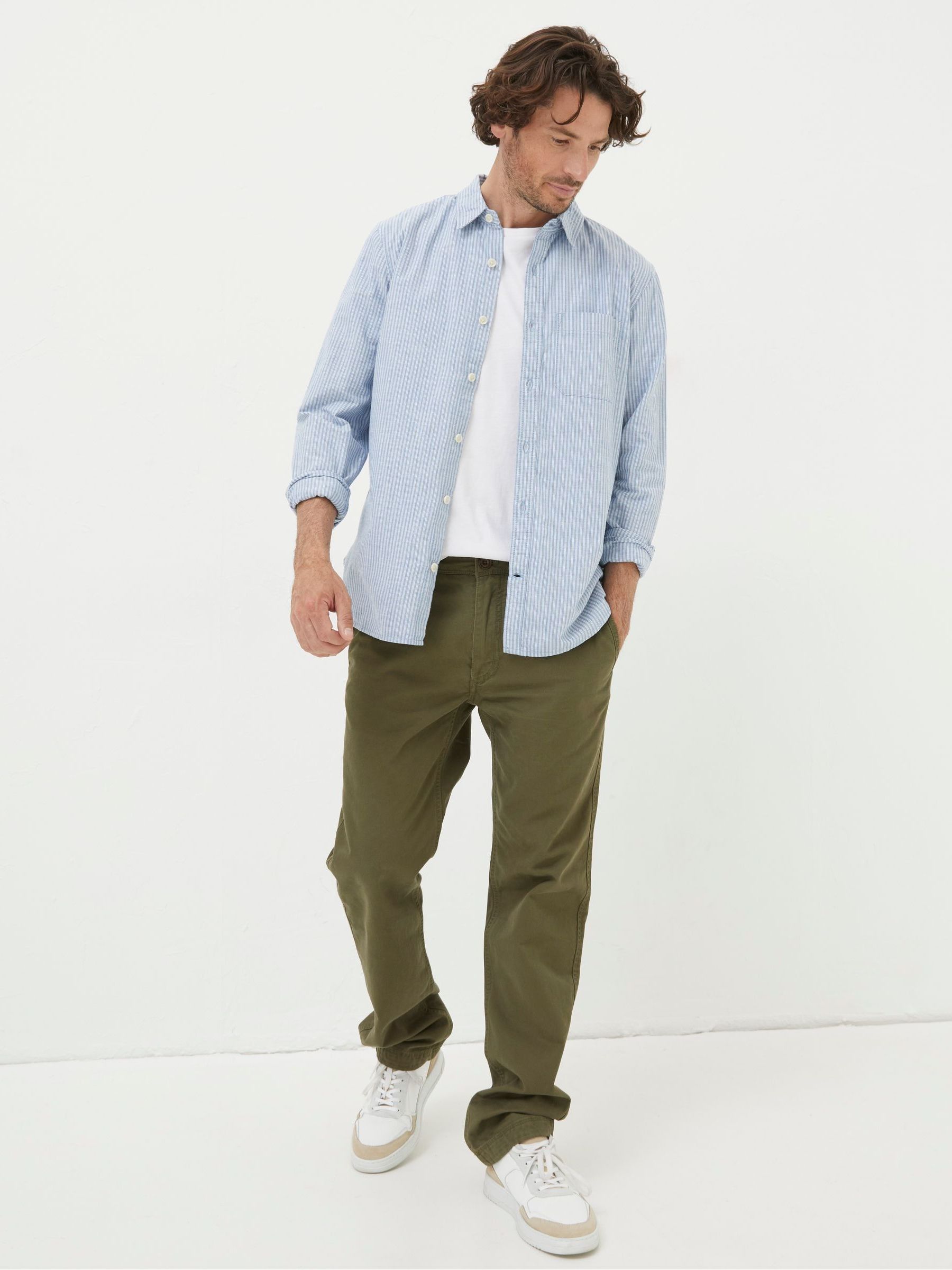 Green Modern Coastal Trousers - Image 3 of 5
