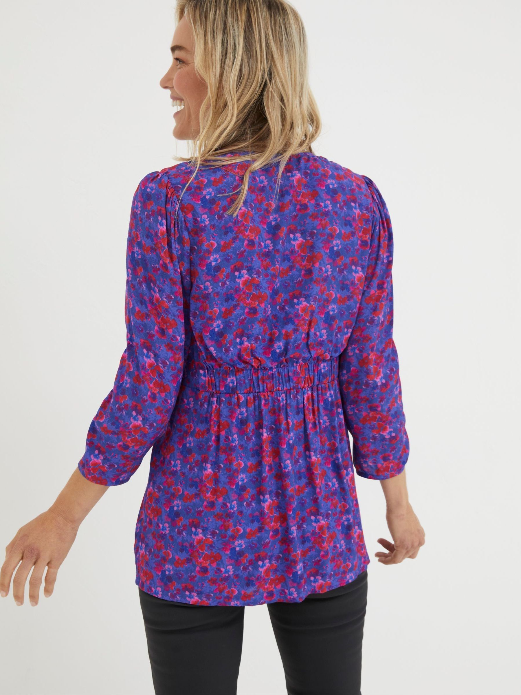 Purple Frankie Painterly Blouse - Image 2 of 5