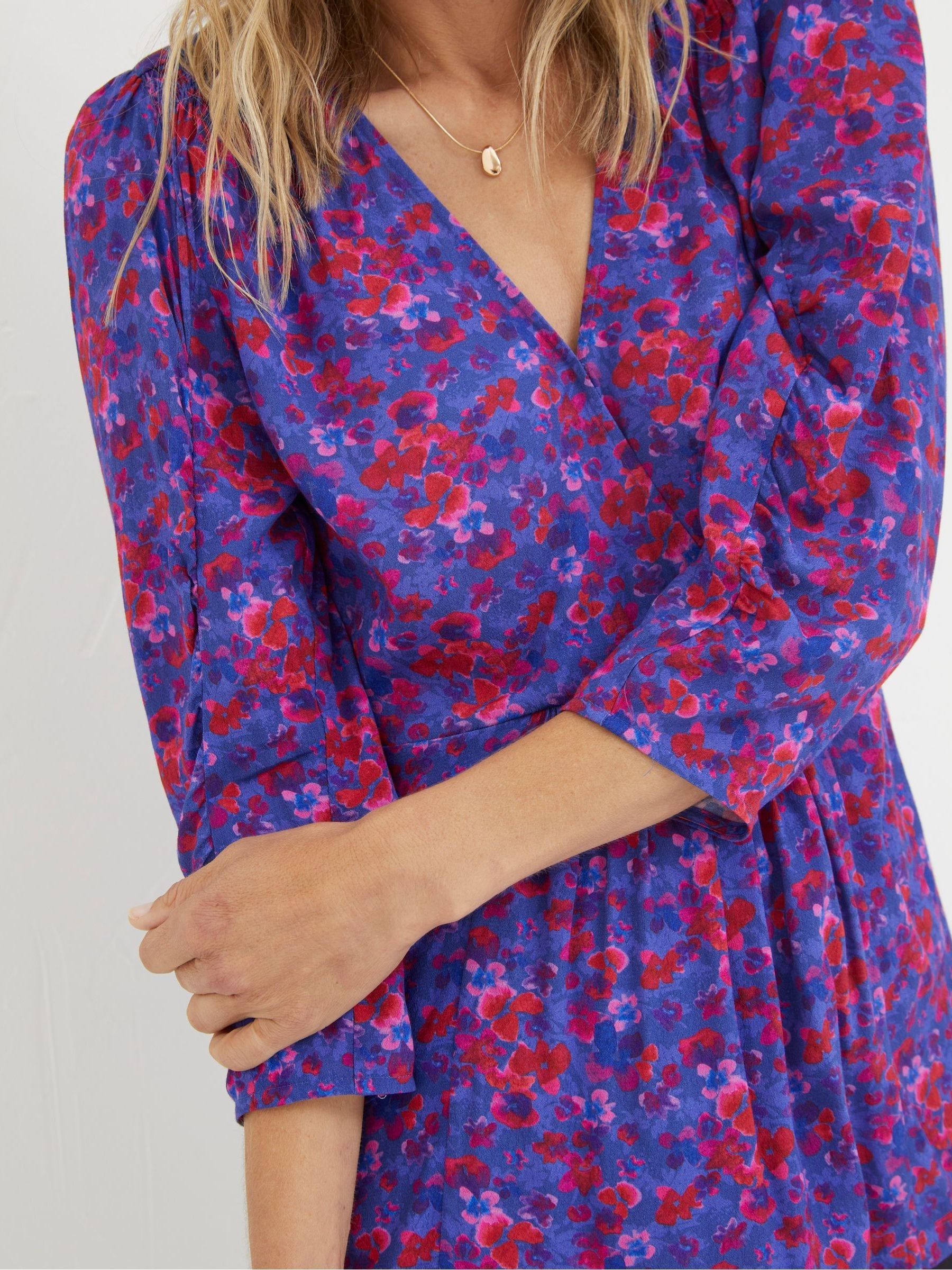 Purple Frankie Painterly Blouse - Image 4 of 5