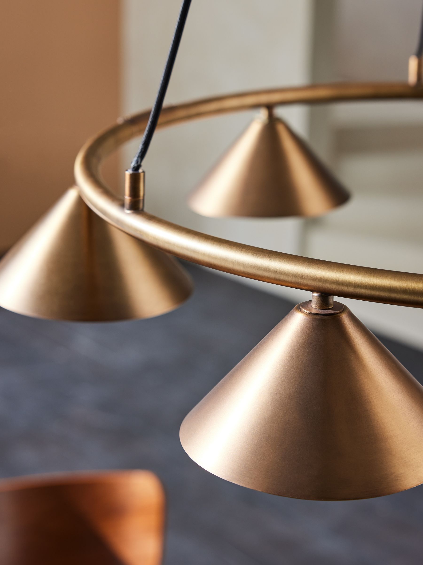 Rhett Chandelier Light in Brass - Image 2 of 3