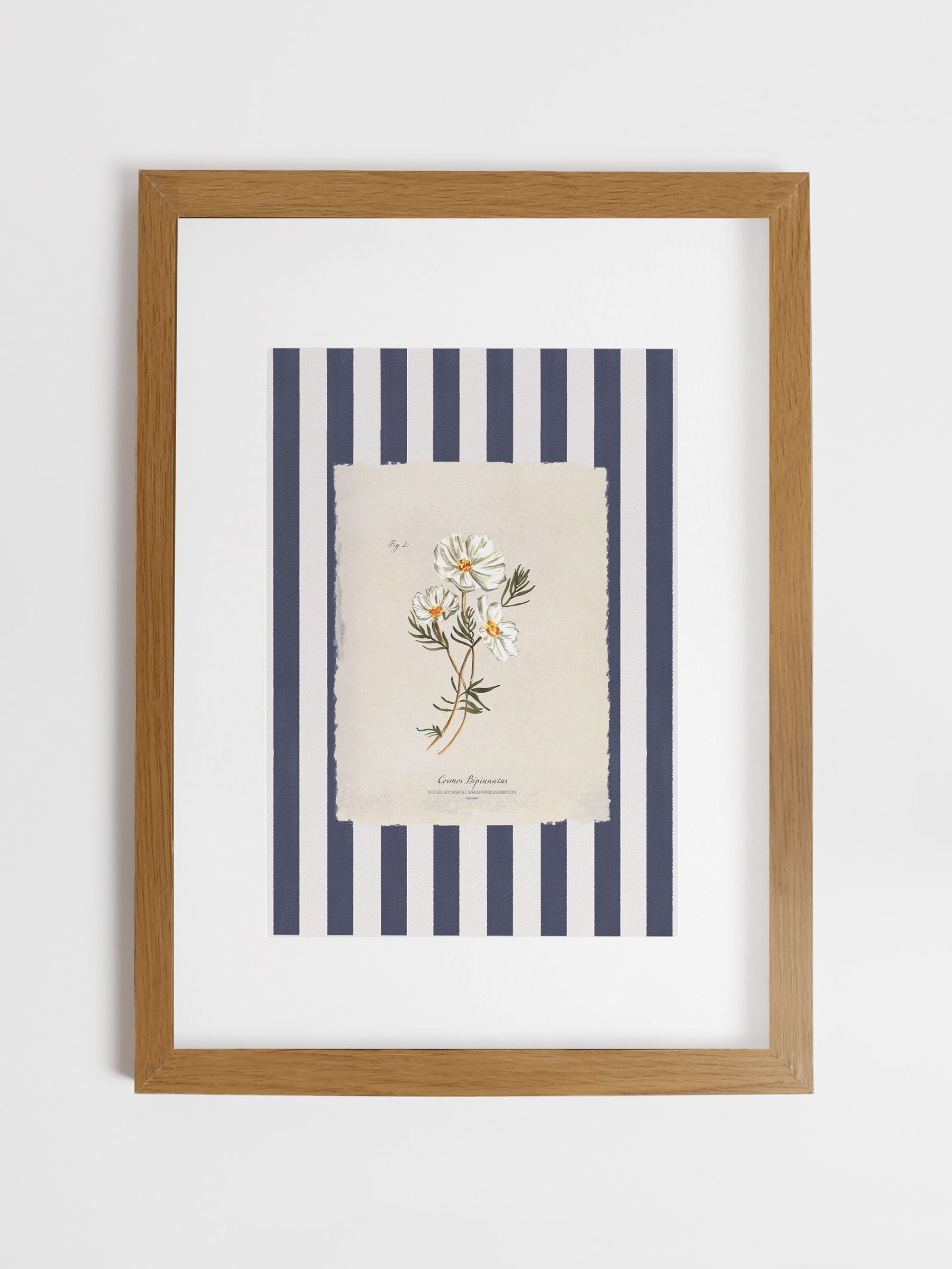 Blue Dancing Cosmos Wood Mounted Framed Print Wall 53 x 73cm Art - Image 1 of 4 Blue Dancing Cosmos Wood Mounted Framed Print Wall 53 x 73cm Art - Image 1 of 4