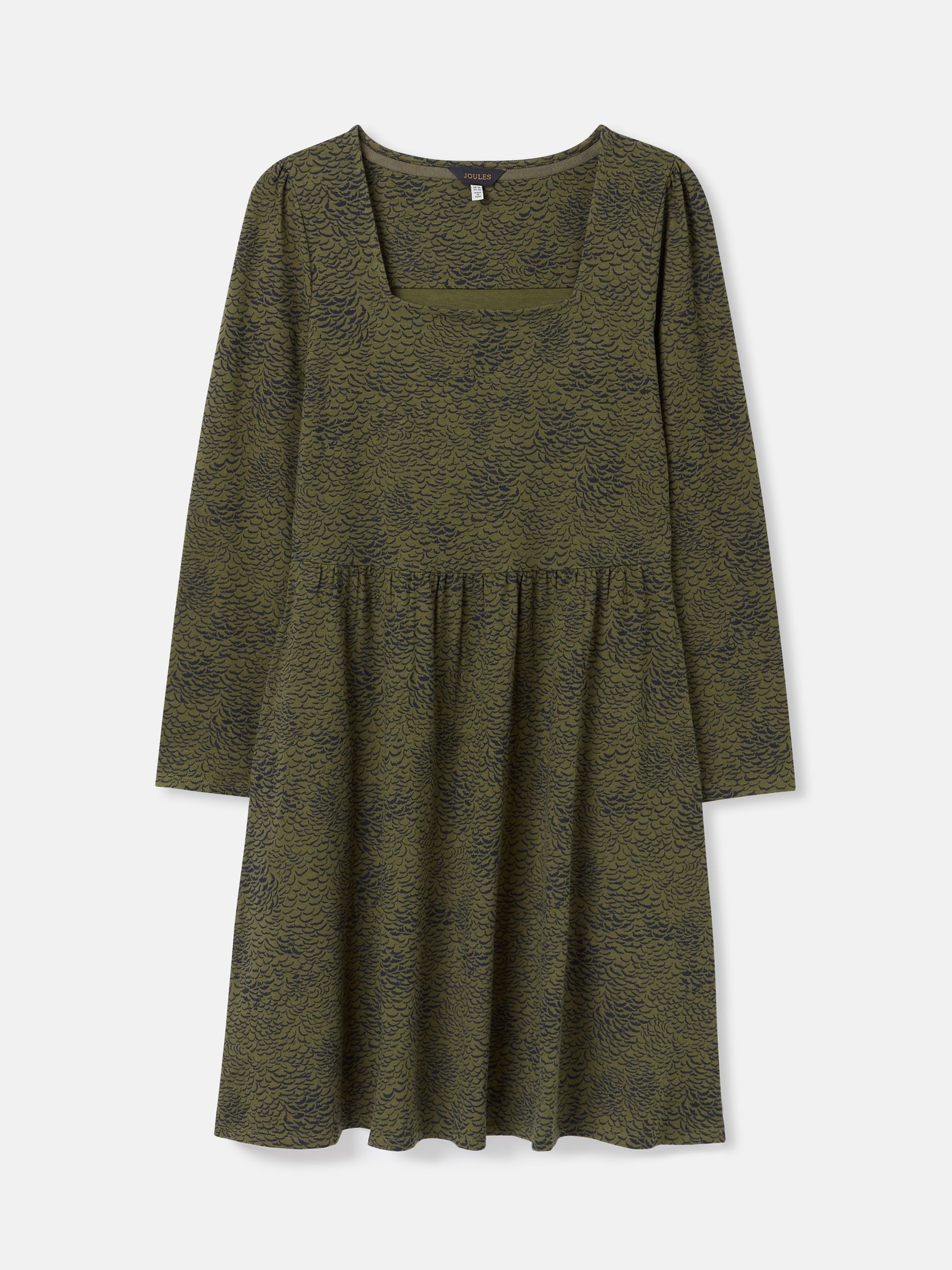 Neve Green Long Sleeve Jersey Dress - Image 7 of 7