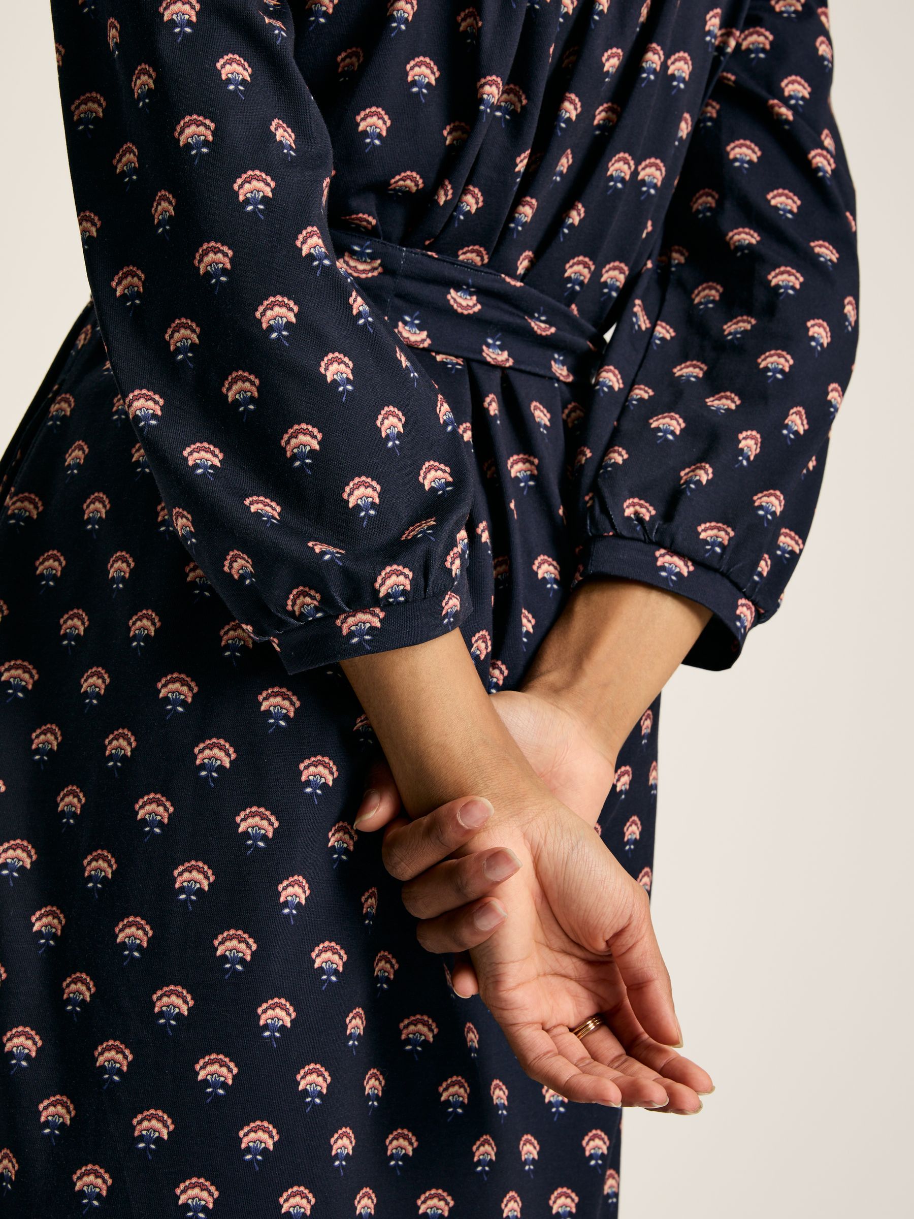 Scarlett Navy Blue Cotton Shirt Dress - Image 5 of 6
