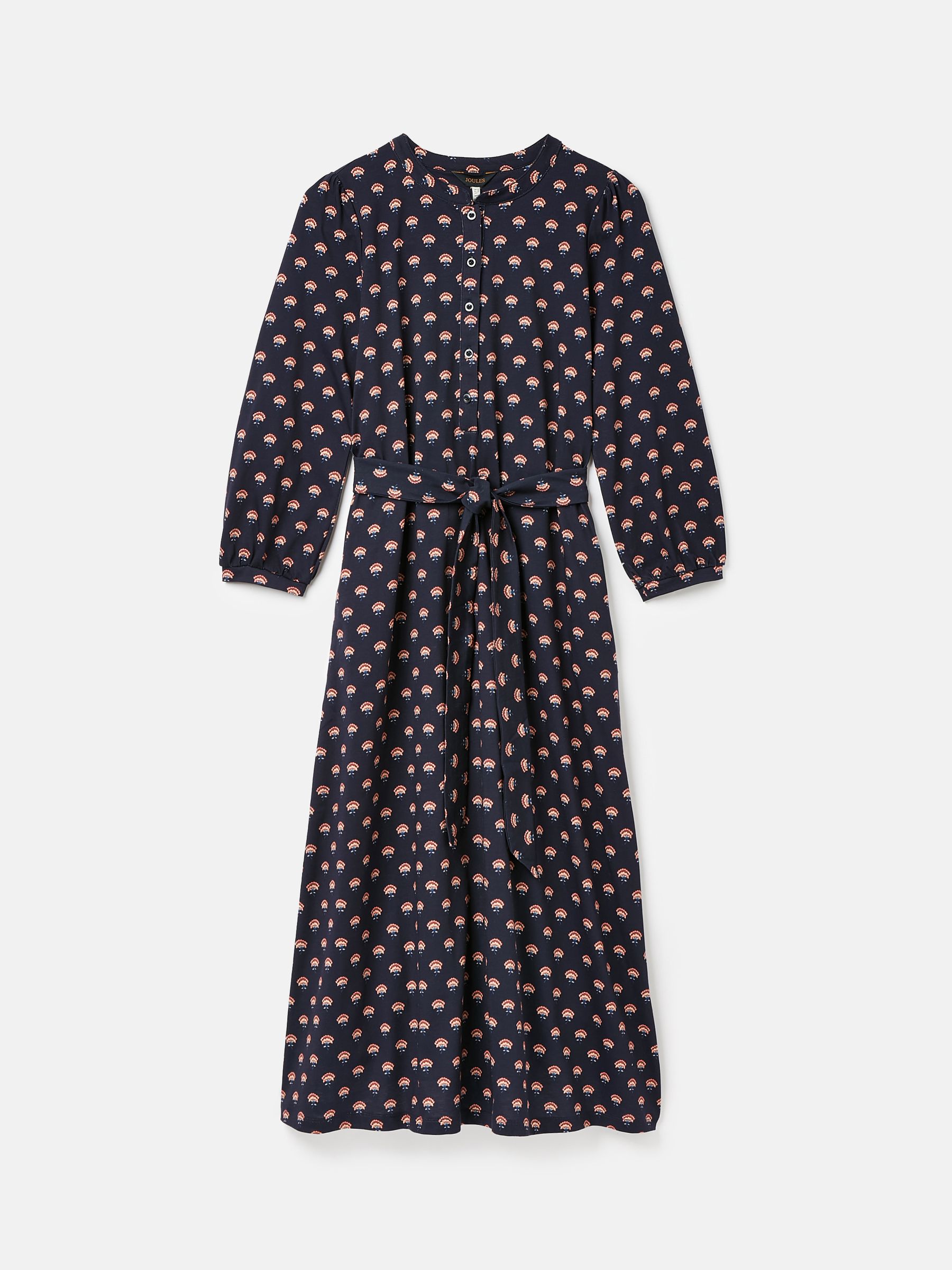 Scarlett Navy Blue Cotton Shirt Dress - Image 6 of 6