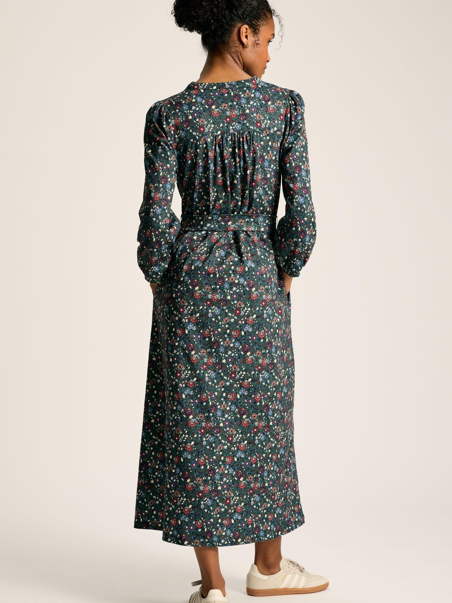 Scarlett Green Cotton Shirt Dress - Image 2 of 4